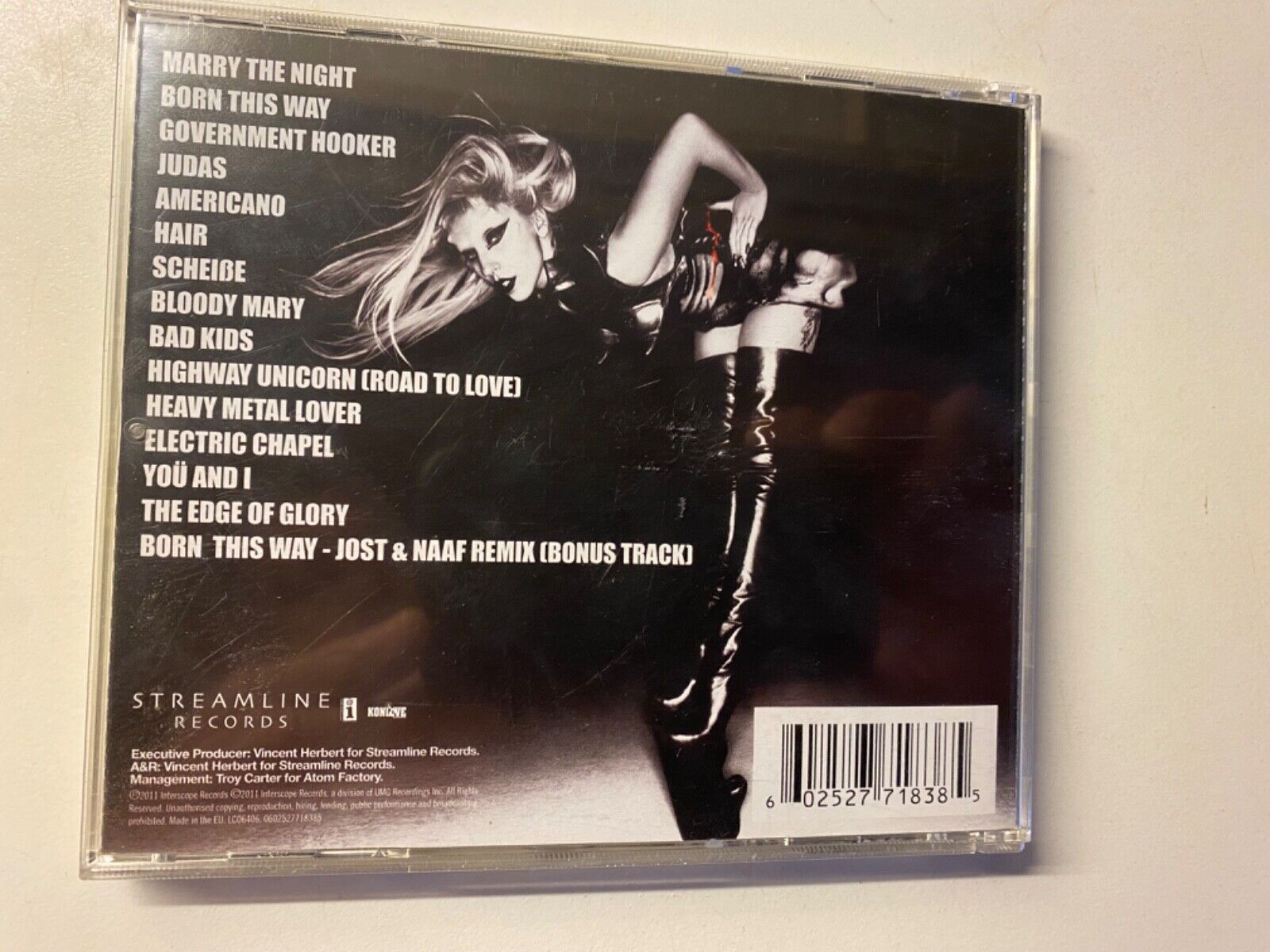 Lady Gaga “Born This Way” Mint New 2011 15 tracks CD Album Streamline Records EU