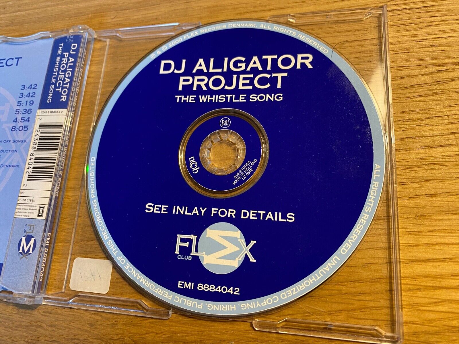 DJ ALIGATOR PROJECT "THE WHISTLE SONG" CD SINGLE 6 REWMIXED TRACK 2000 FLEX EMI*