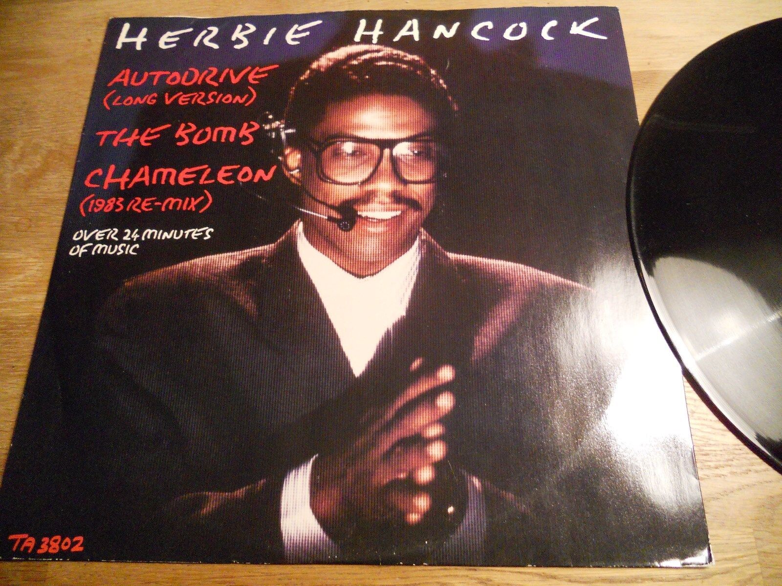 HERBIE HANCOCK AUTODRIVE THE BOMB  CHAMELEON 3 REMIXES UK PRESSED LIMITED EDIT