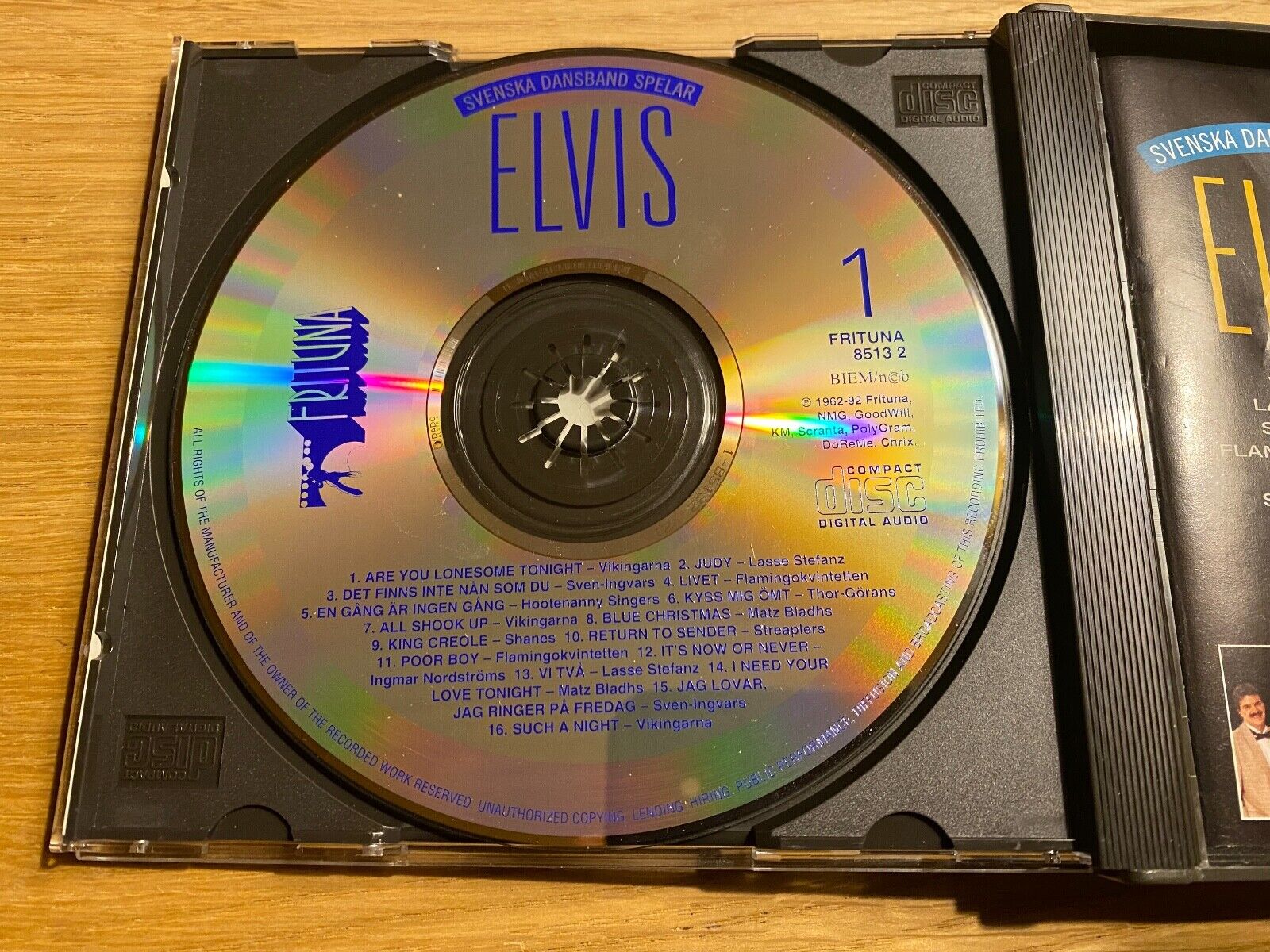 SVENSKA DANSBAND SPELAR "ELVIS" 1992 2 X CD SET 30 TRACKS FRITUNA SWEDEN SCARCE*