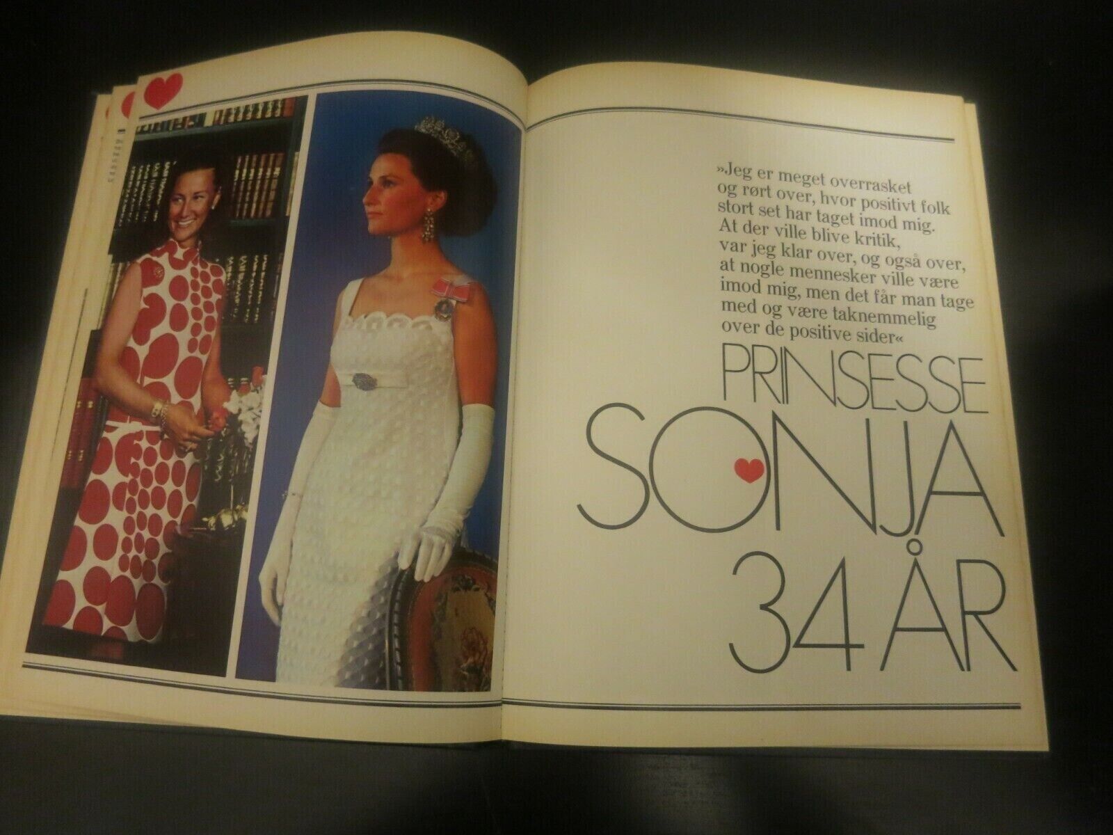 Royal Book Princess ANNE-MARIE Margrethe SONJA CHRISTINA Benedict 1971 Bog28