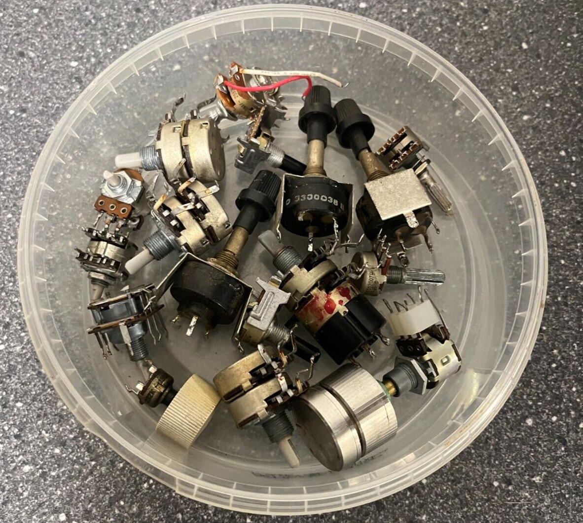 Lot of Vintage IC Chips from Various Manufacturers - Pulled from Old Electronics