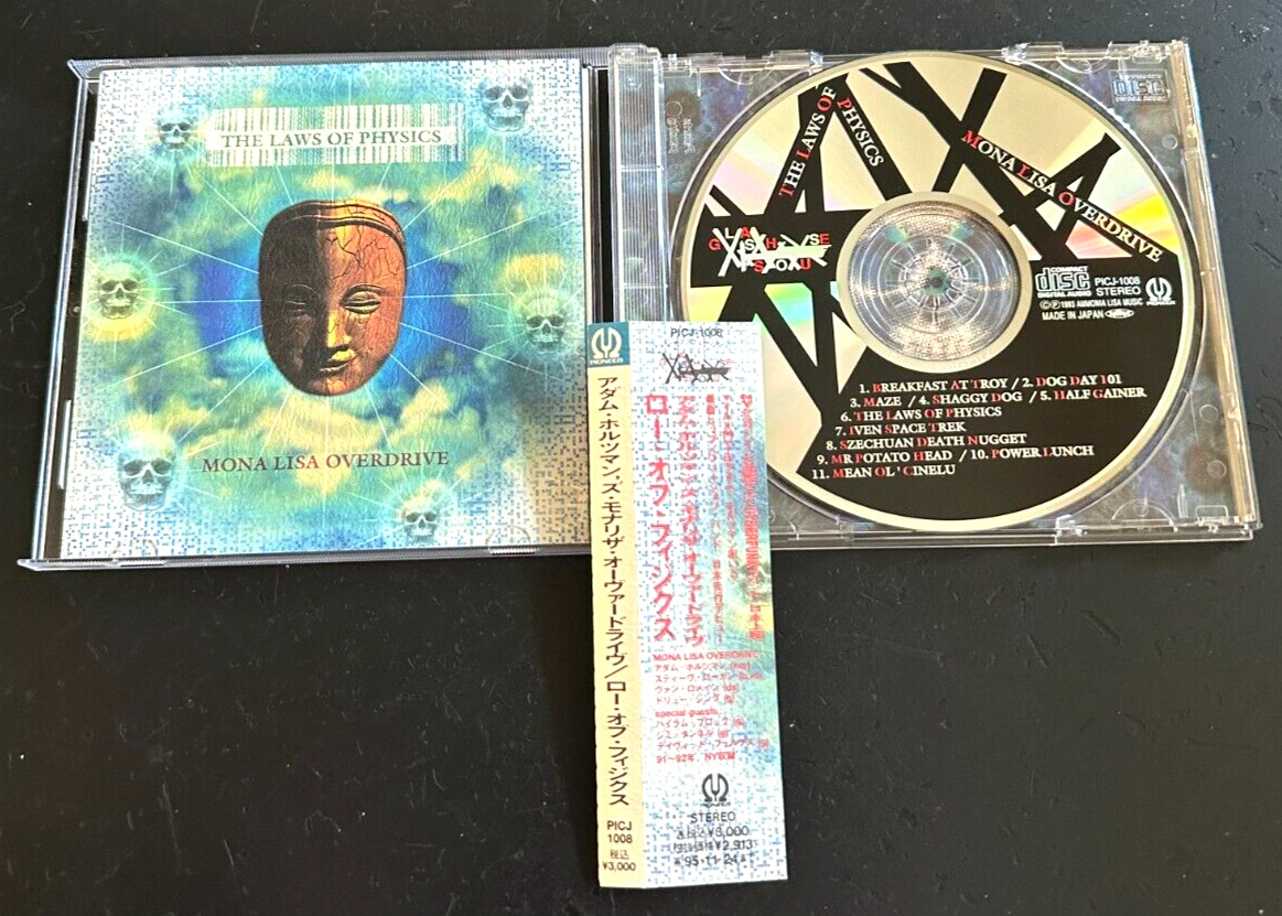 MONA LISA OVERDRIVE ''THE LAWS OF PHYSICS'' - JAPAN CD - HIRAM BULLOCK - FUSION!