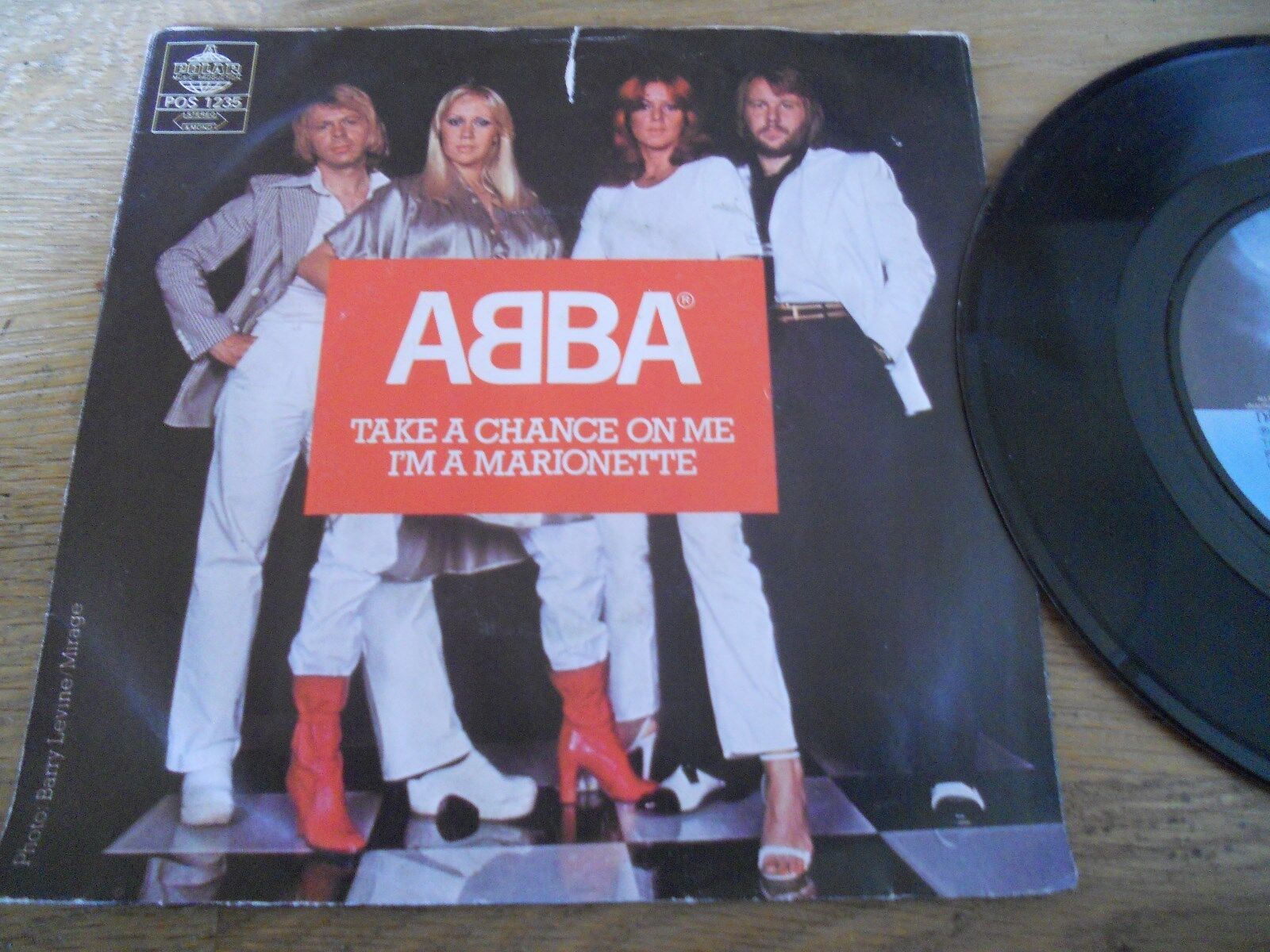 ABBA TAKE A CHANCE ON ME / IM A MARIONETTE 1977 POLAR INTERNATIONAL AB SWEDEN**