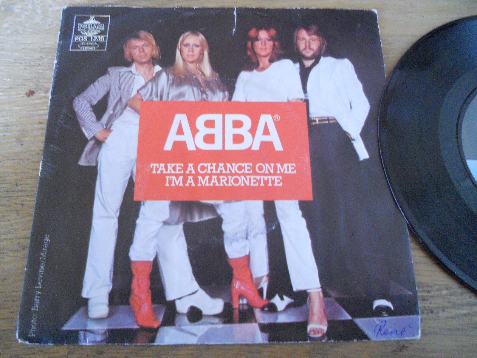 ABBA TAKE A CHANCE ON ME / IM A MARIONETTE 1977 POLAR INTERNATIONAL AB SWEDEN**