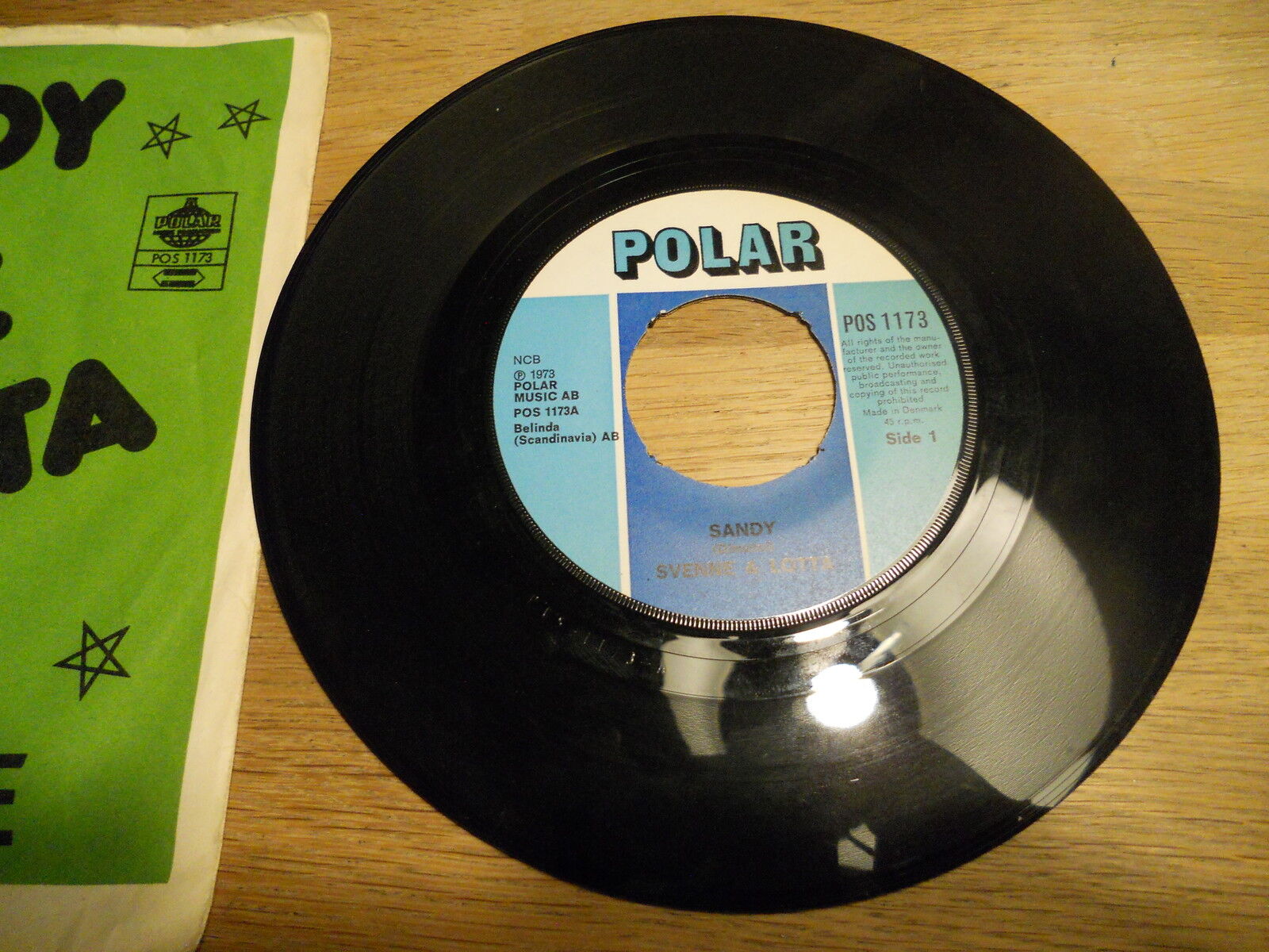 SVENNE  LOTTA "SANDY / MAKIN´ LOVE" 1973 NCB DENMARK ABBA RELATED ARTIST RARE**