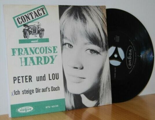 FRANCOISE HARDY Peter Und Lou PS Picture Sleeve 45