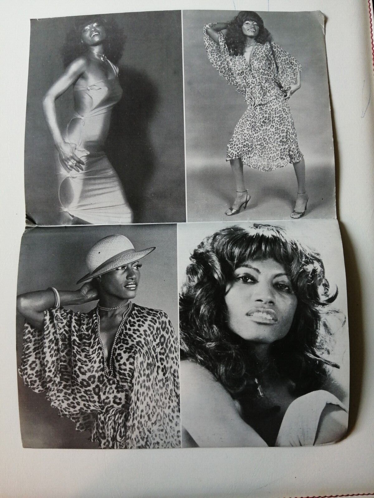 Vintage  English  model comp card from 1970s/1980sLUCIENNE