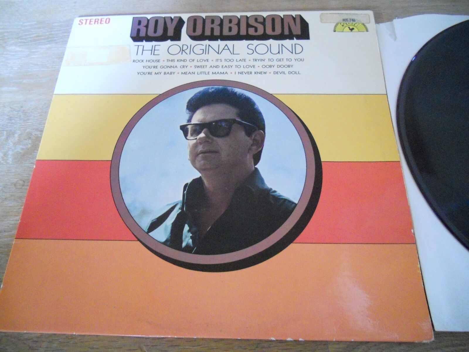 ROY ORBISON THE ORIGINAL SOUND USED RARE SUN RECORDS USED DUTCH LP RARE OOP SEE*