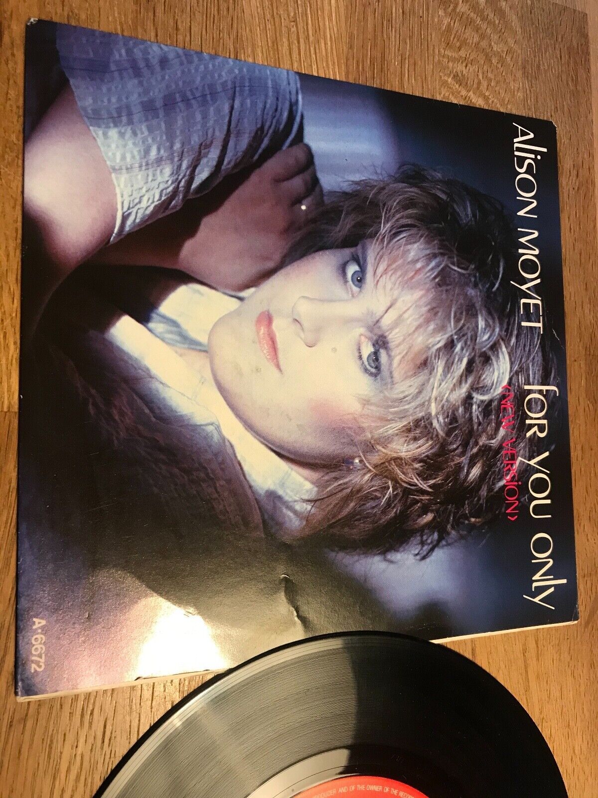 ALISON MOYET "FOR YOU ONLY" NEW VERSION / "TWISTING THE KNIFE" 1984 CBS RECORDS*