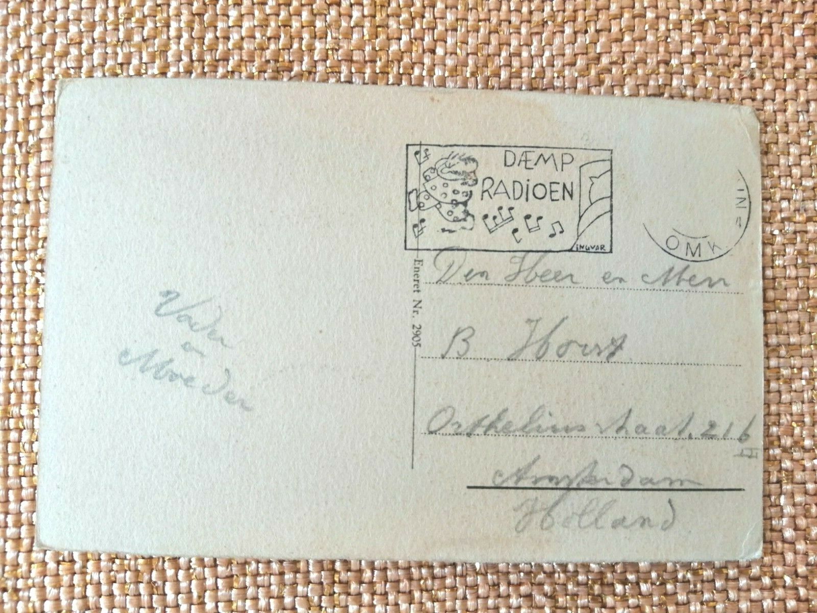 Vintage Danish postcardCopenhagenThe Stock ExchangeBørsen 1940s