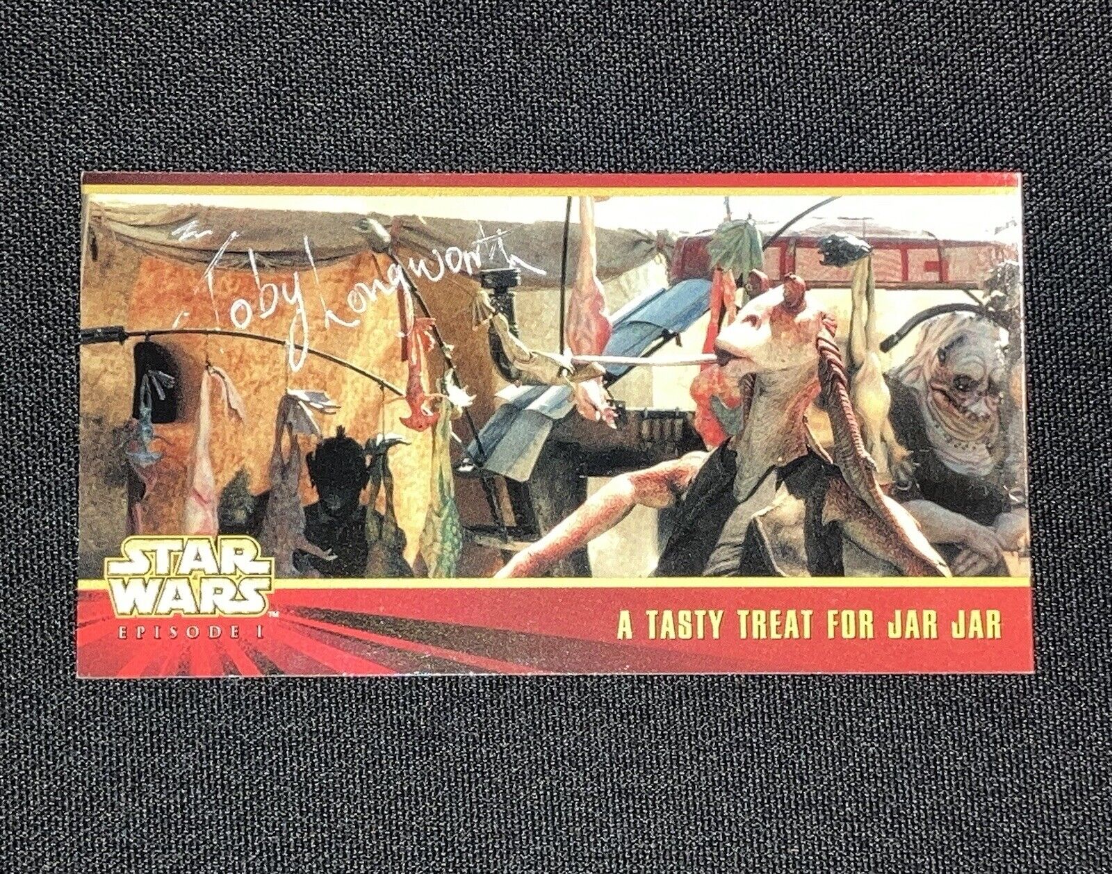 Star Wars Topps Widevision Episode 1: Hand Signed Autograph by Toby Longworth