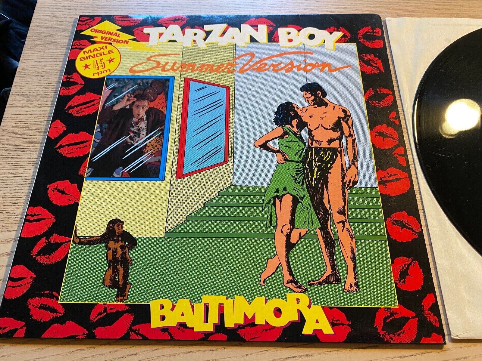 BALTIMORA "TARZAN BOY" SUMMER VERSION 1985 GERMAN PRESS EMI 12 MAXI SINGLE DISCO