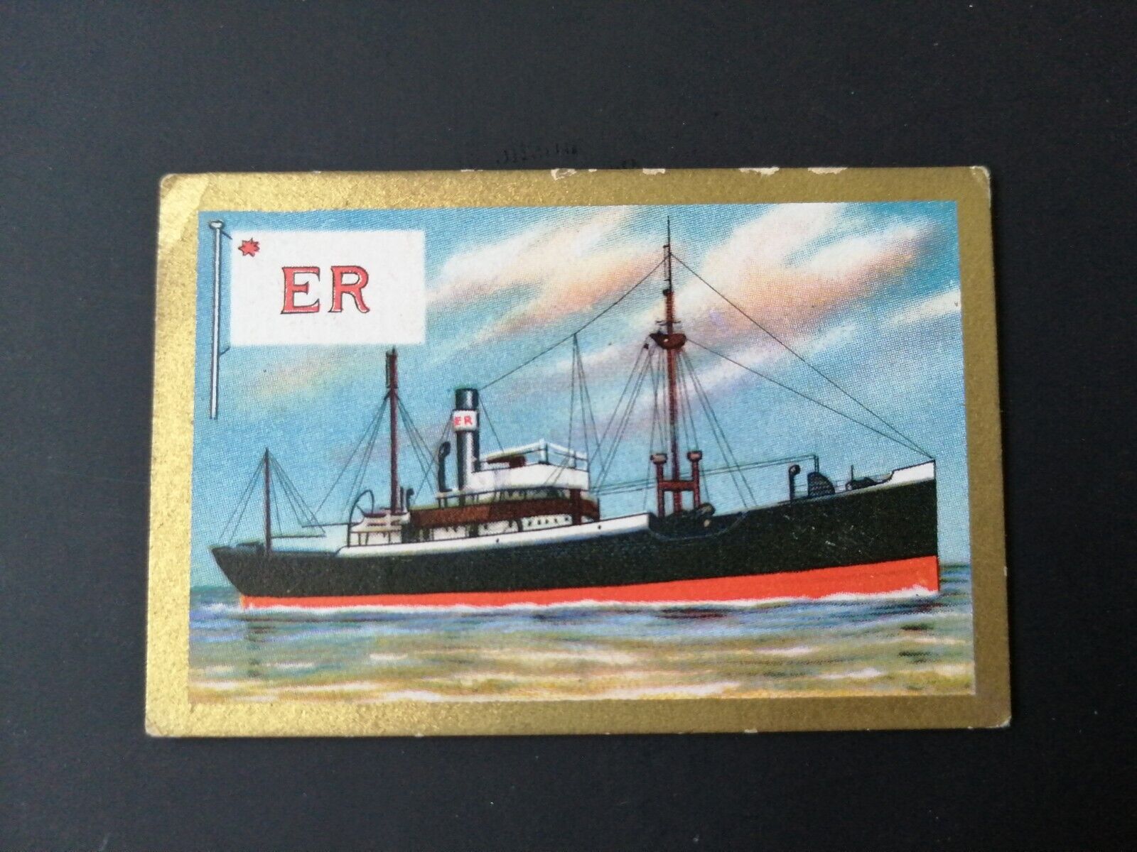 German SABA tobacco ship trading card 1931-33No 78 "Reinhardt LMRuss"