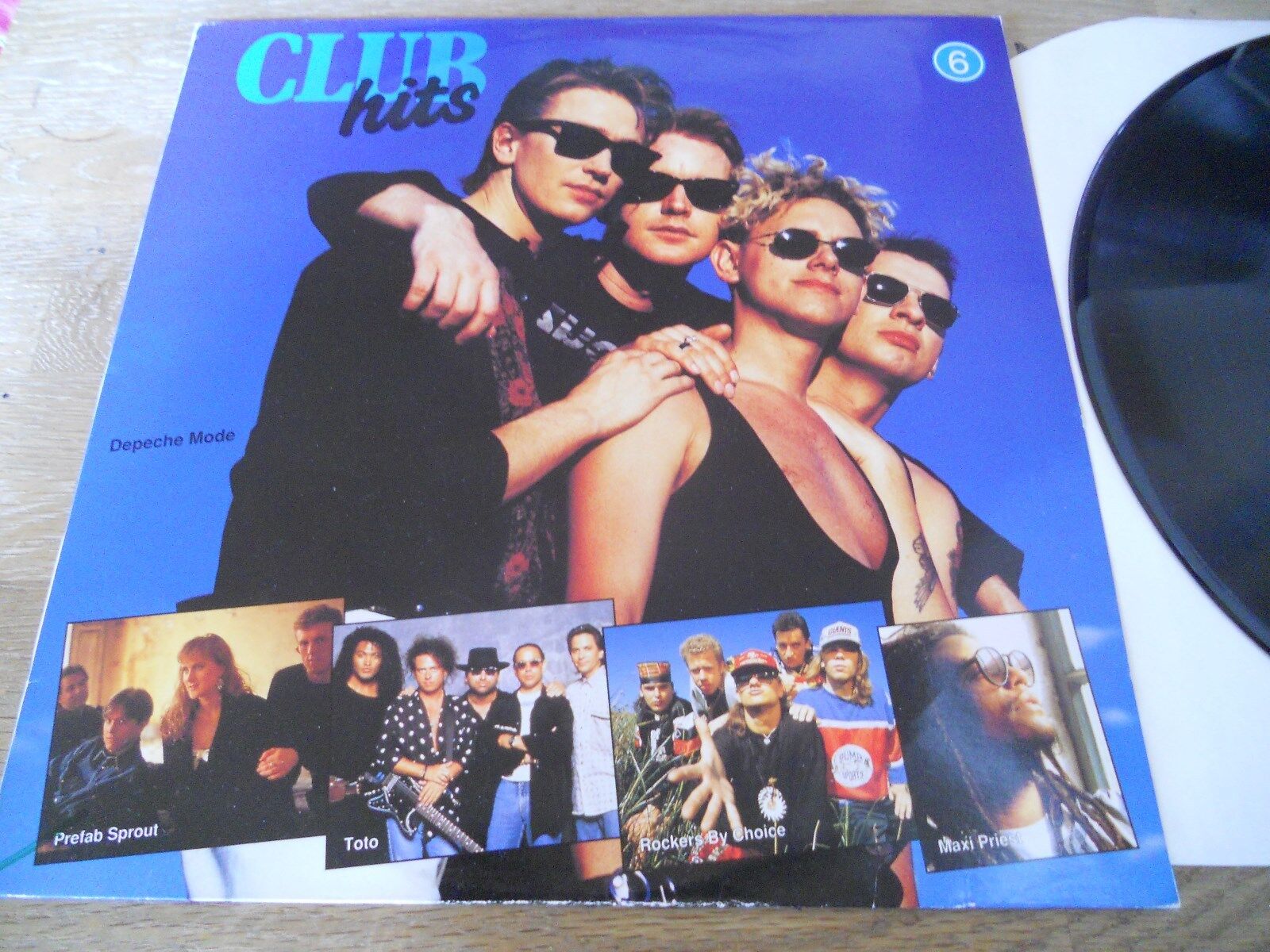 CLUB HITS #6; DEPECHE MODE USED  RARE NORDIC LP OUT OF PRINT SCARCE COMPILATION