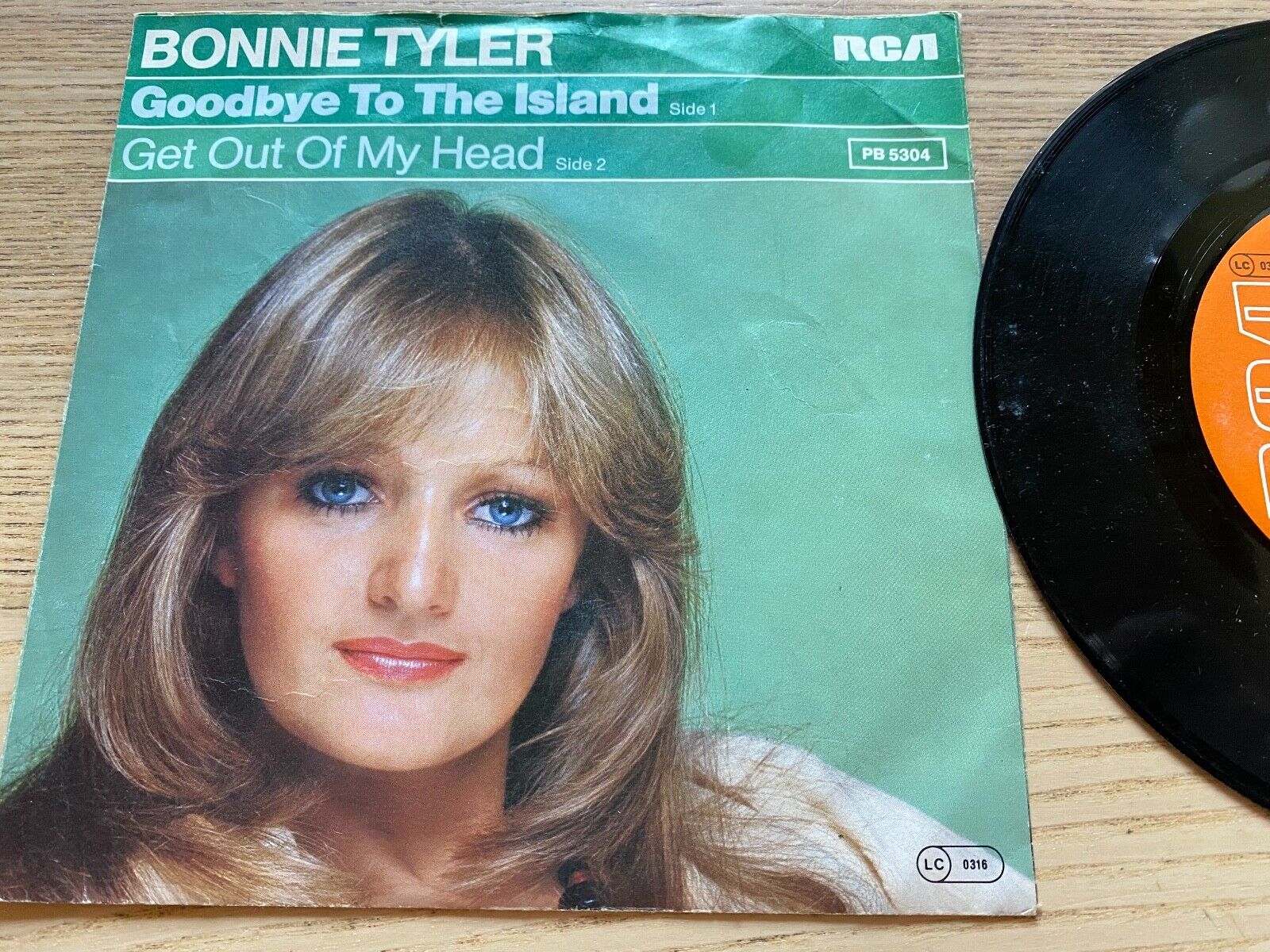 BONNIE TYLER "GOODBYE TO THE ISLAND/GET OUT OF MY HEAD " 1980 RCA VICTOR GERMANY