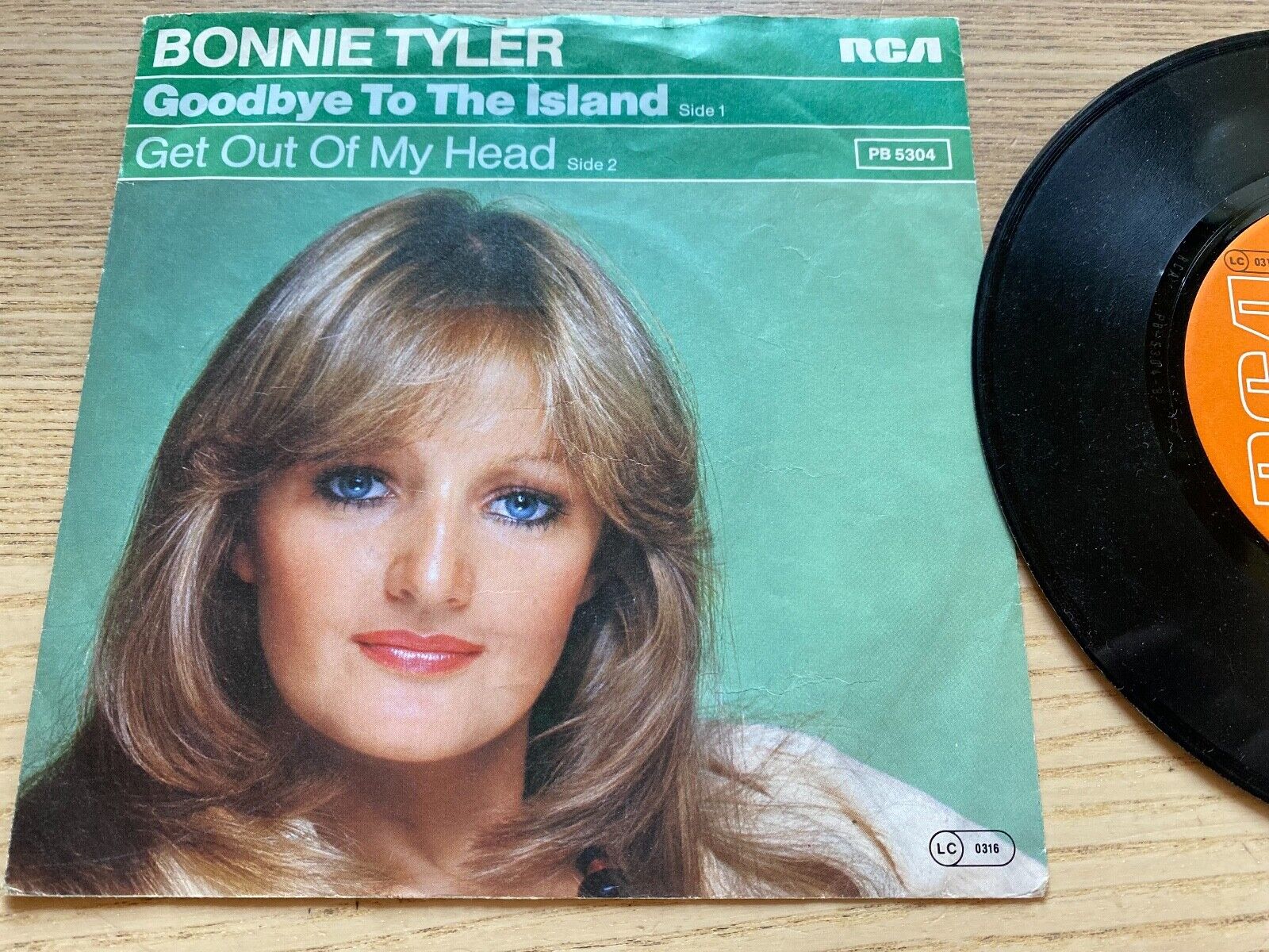 BONNIE TYLER "GOODBYE TO THE ISLAND/GET OUT OF MY HEAD " 1980 RCA VICTOR GERMANY