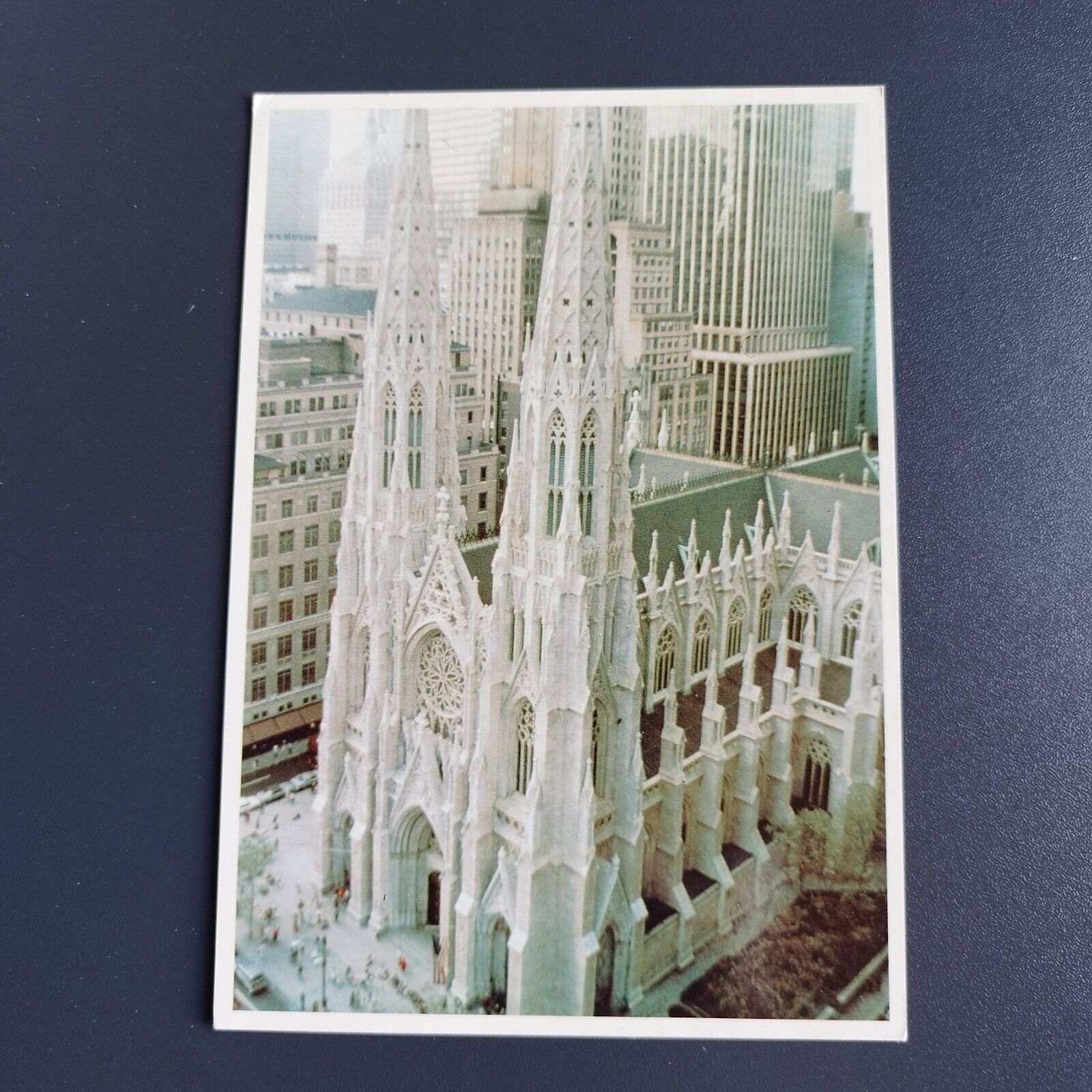 New York City Aerial view of St Patrick's Cathedral