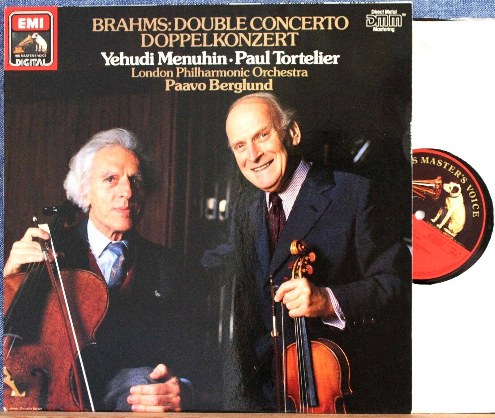 Tortelier; Menuhin; Berglund Brahms (Double concerto) EMI 27 0268 dig NM