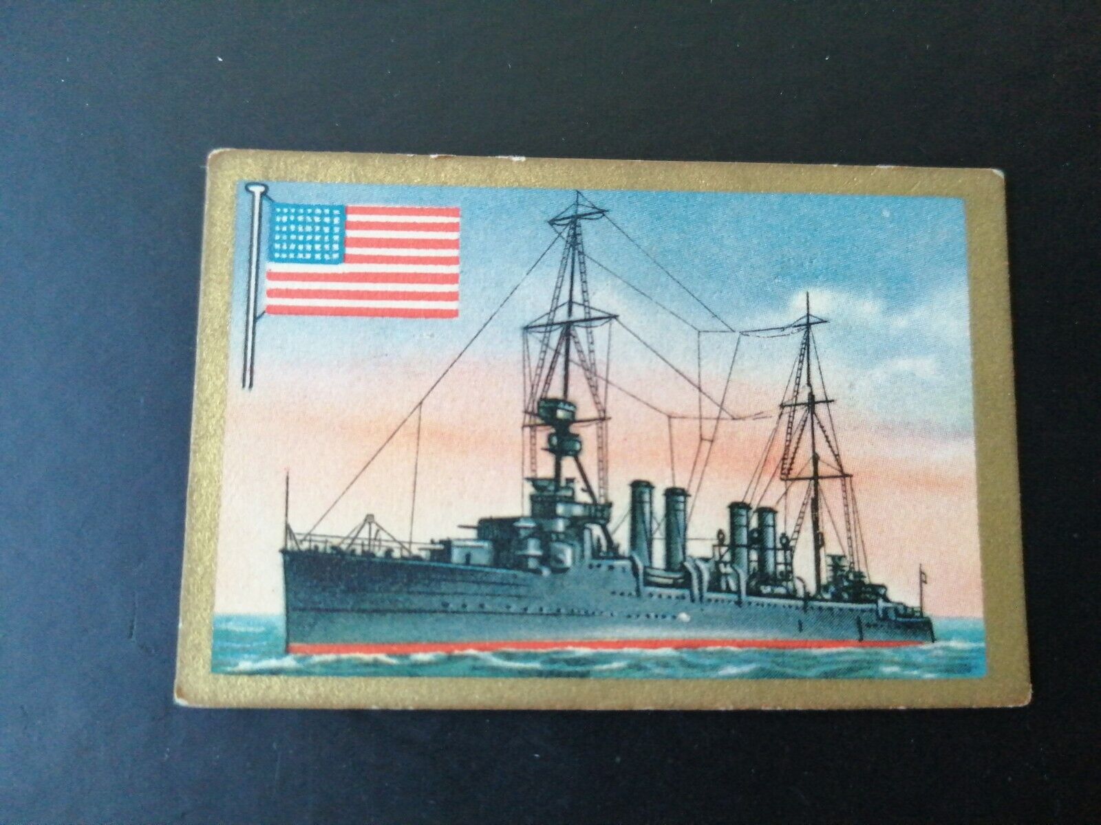 German SABA tobacco ship trading card 1931-33No 191 " Detroit" USA