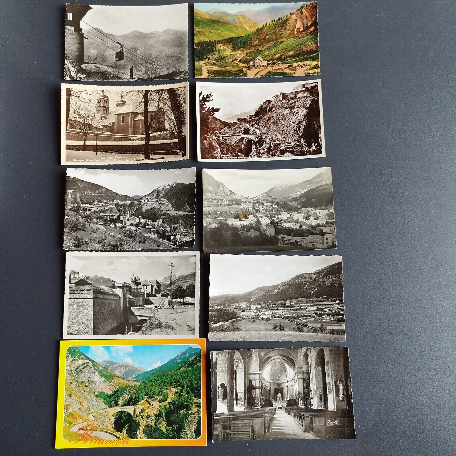 FRANCE 10 vintage postcards Briancon