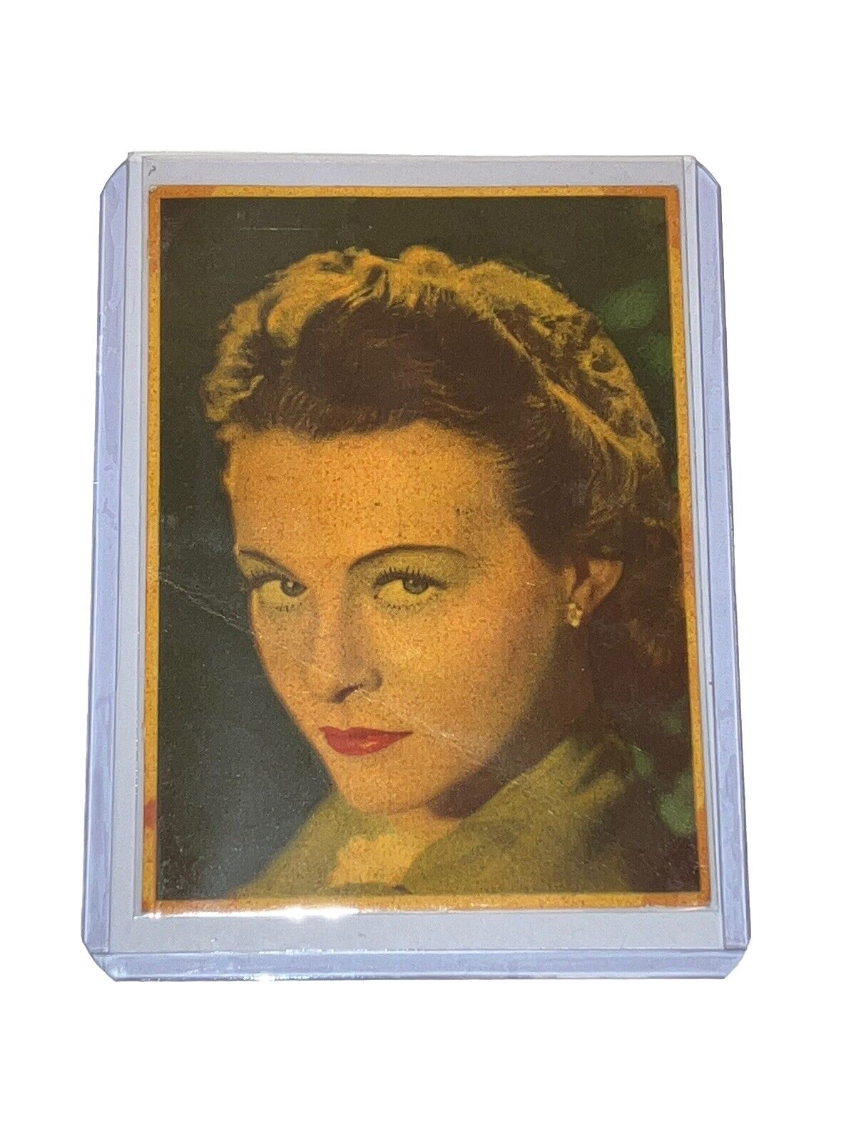 1940 HOLLYWOOD GERMAN ACTOR ILSE WERNER VINTAGE CARD MOVIE STARS