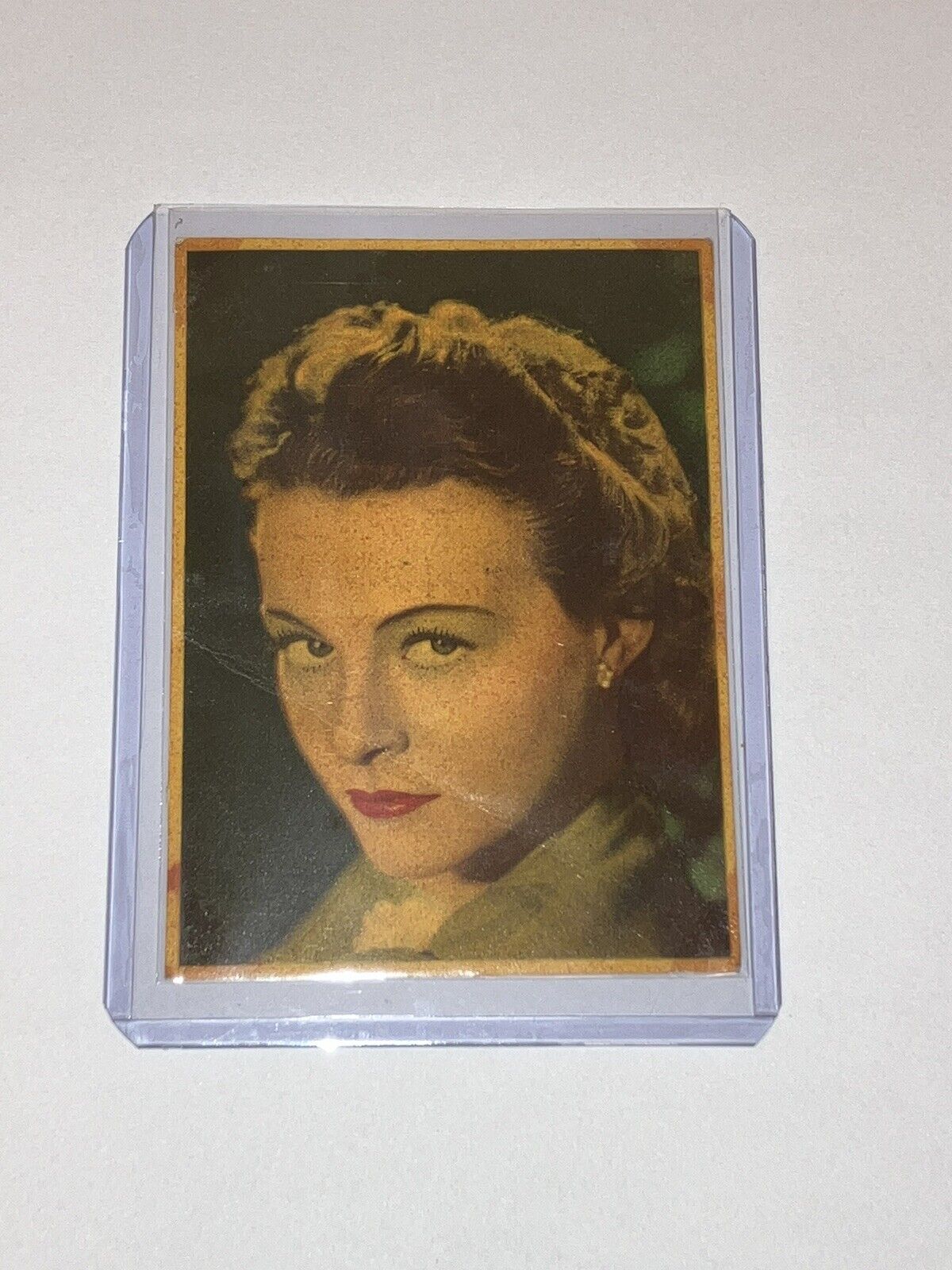 1940 HOLLYWOOD GERMAN ACTOR ILSE WERNER VINTAGE CARD MOVIE STARS