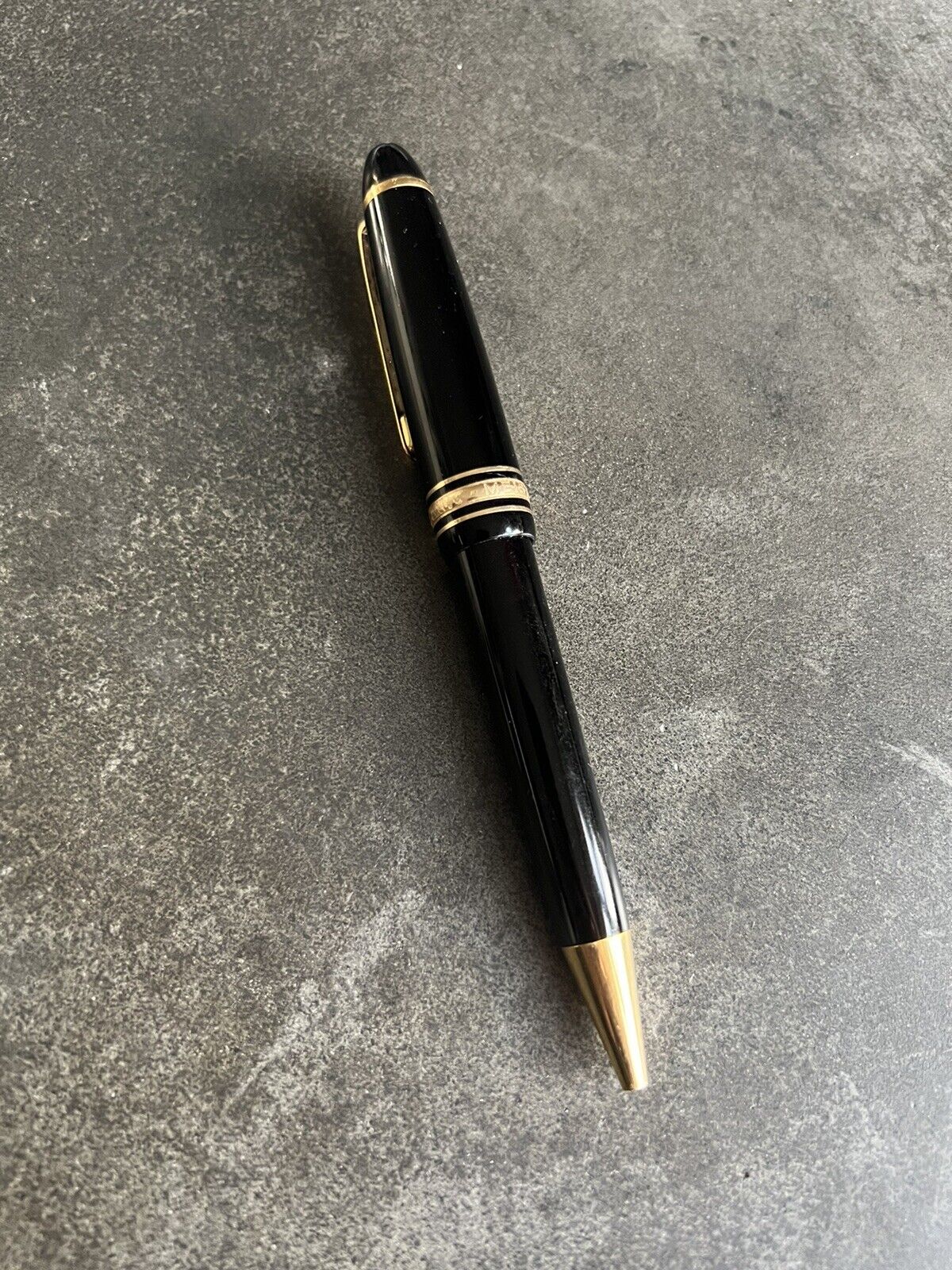 montblanc meisterstuck ballpoint pen gold