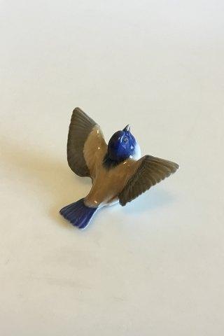 Royal Copenhagen Figurine of Titmouse with wings spread No 481