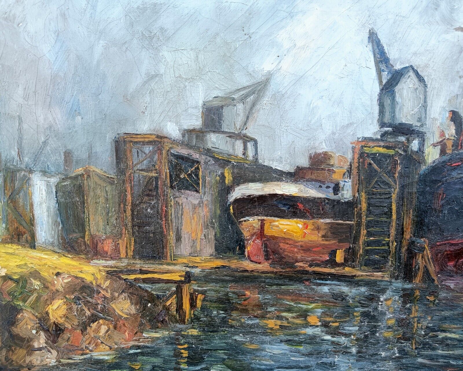 BS Wengel: HARBOR WITH BIG SHIPS