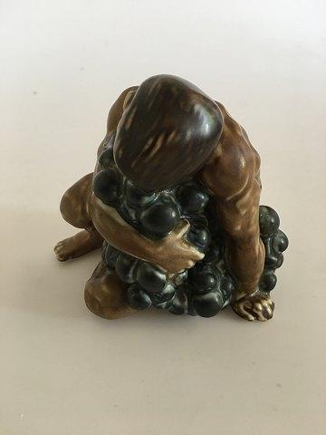 Kai Nielsen Bing  Grondahl Stoneware Figurine of Man with Grapes no 51C/4024