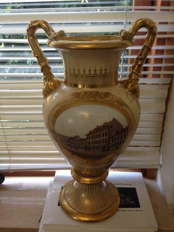 Bing & Grondahl Large Unique ornamental vase from 1860-1880