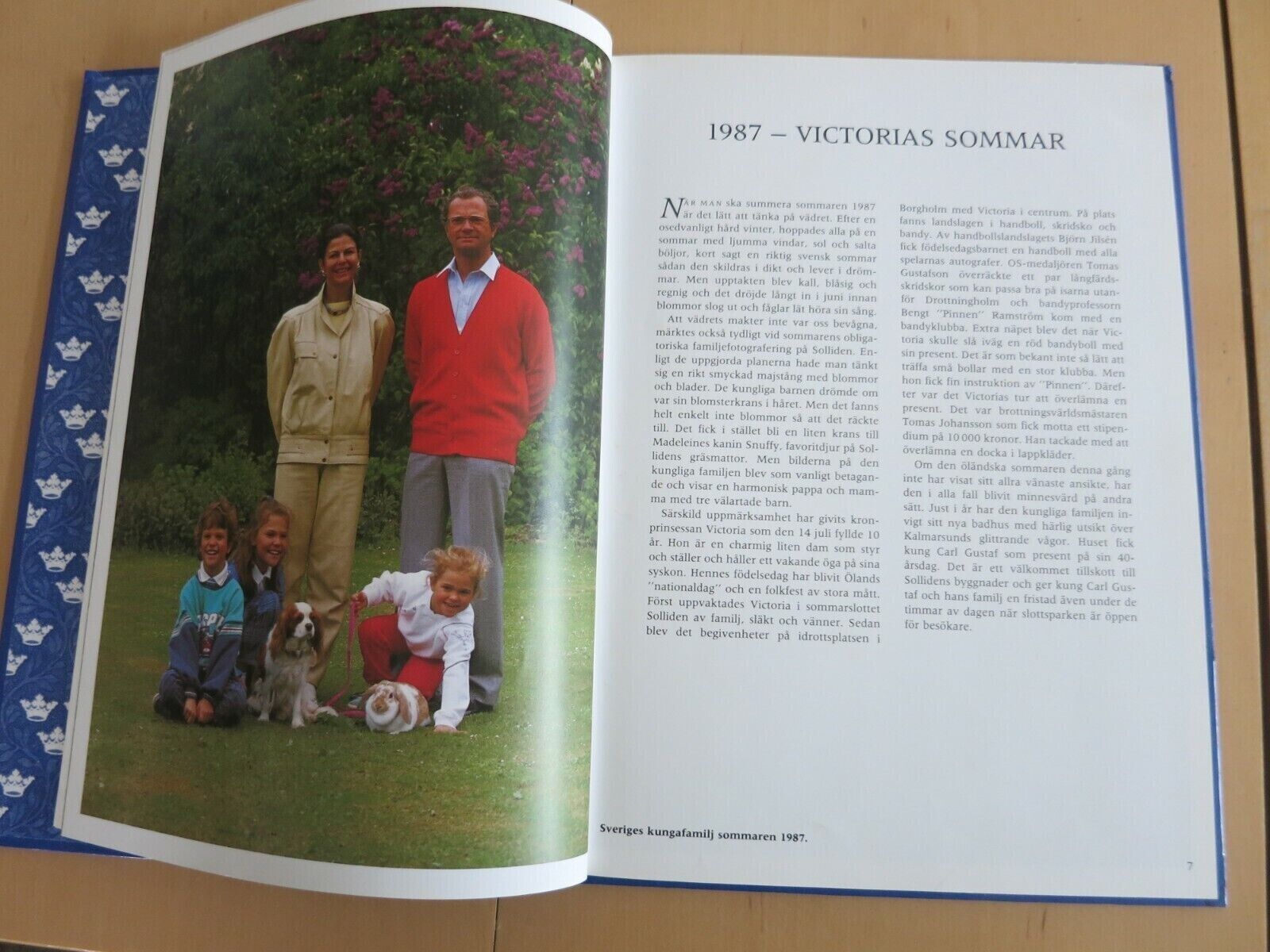 Book Queen SILVIA King CARL GUSTAF Princess VICTORIA MADELEINE PHILIP ROYAL Bo59