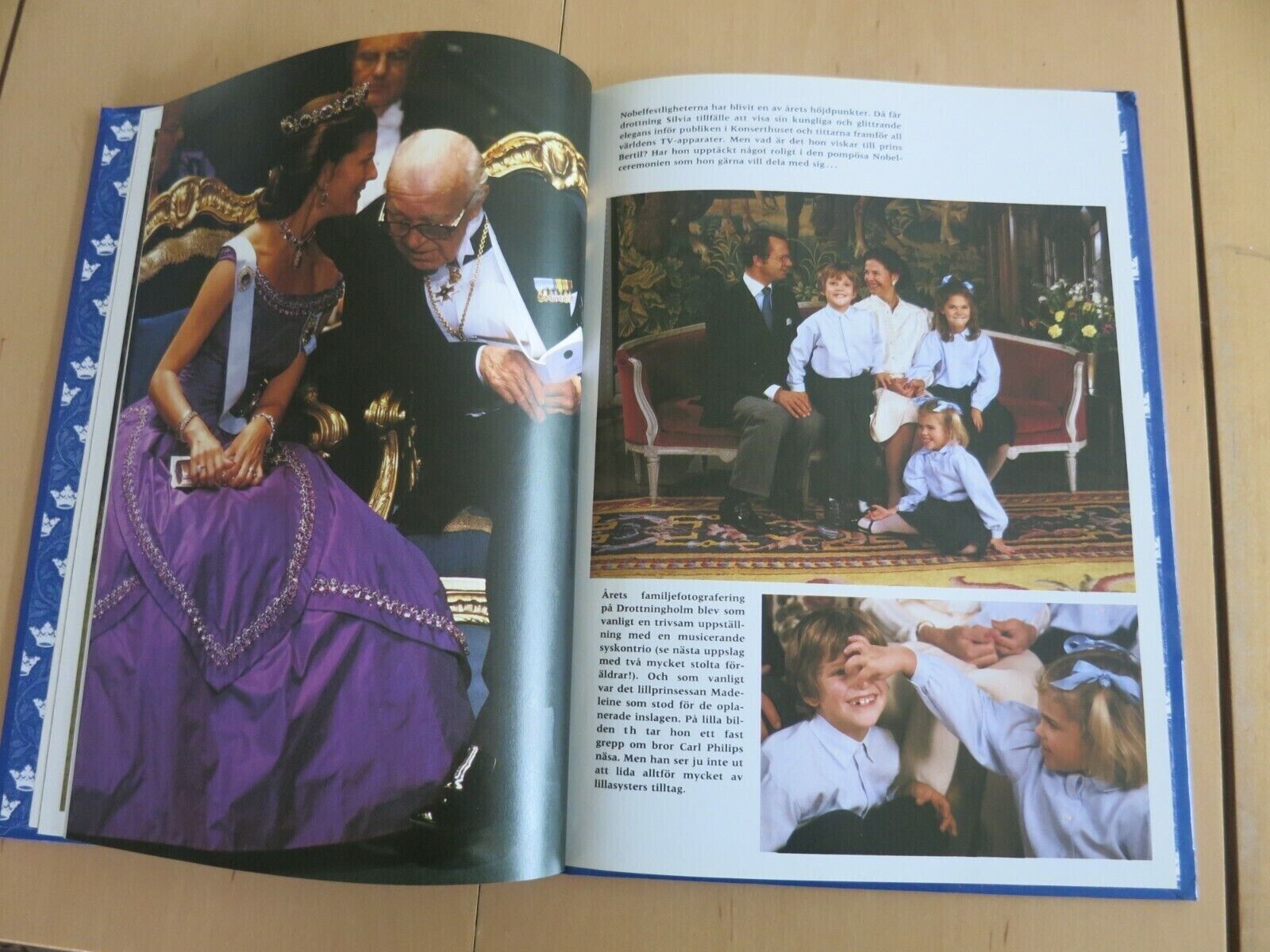 Book Queen SILVIA King CARL GUSTAF Princess VICTORIA MADELEINE PHILIP ROYAL Bo59