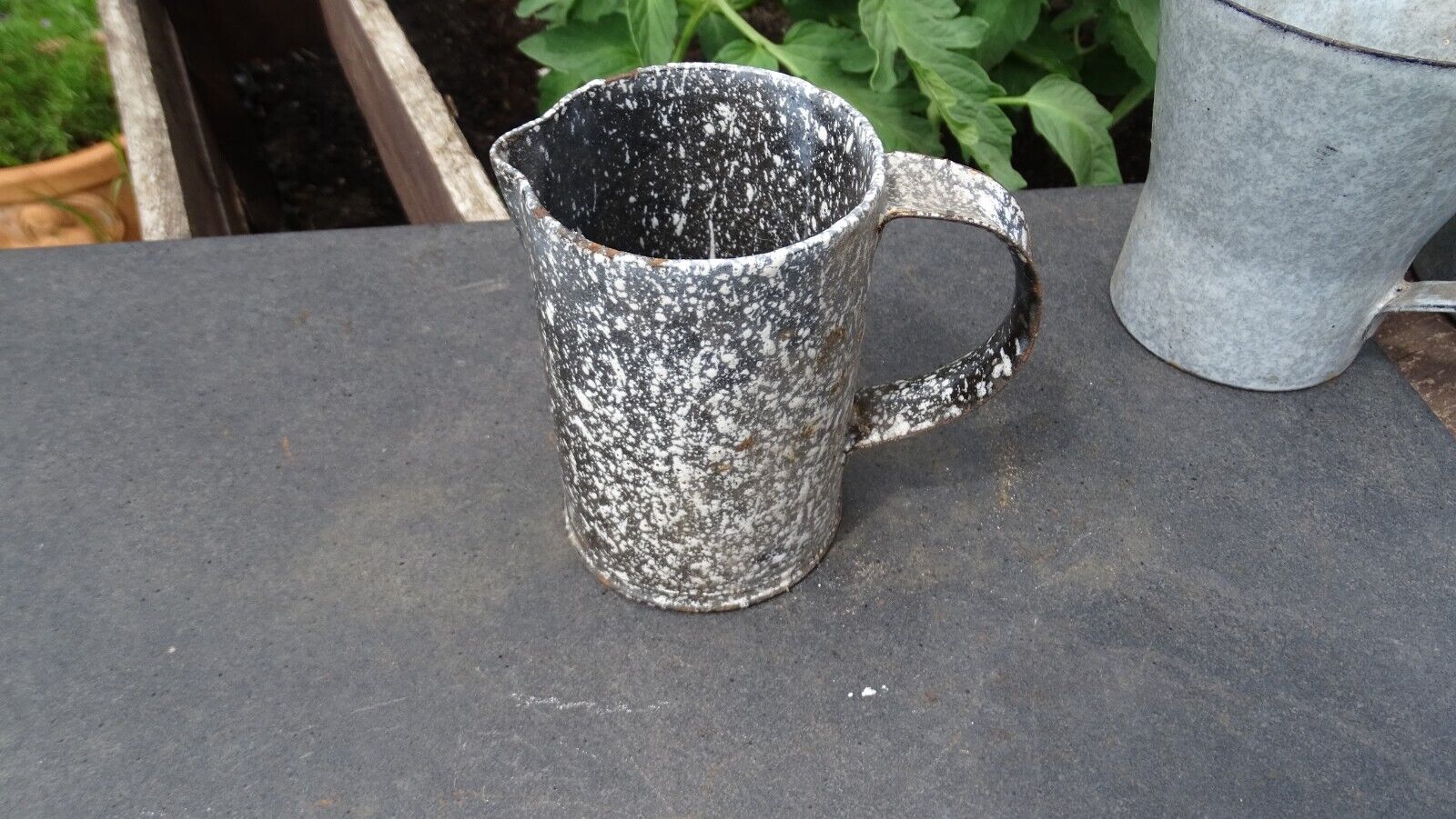 mug from steel 5cm shell of  * TANK KWK38/39  or PAK38 * Post war civil use !