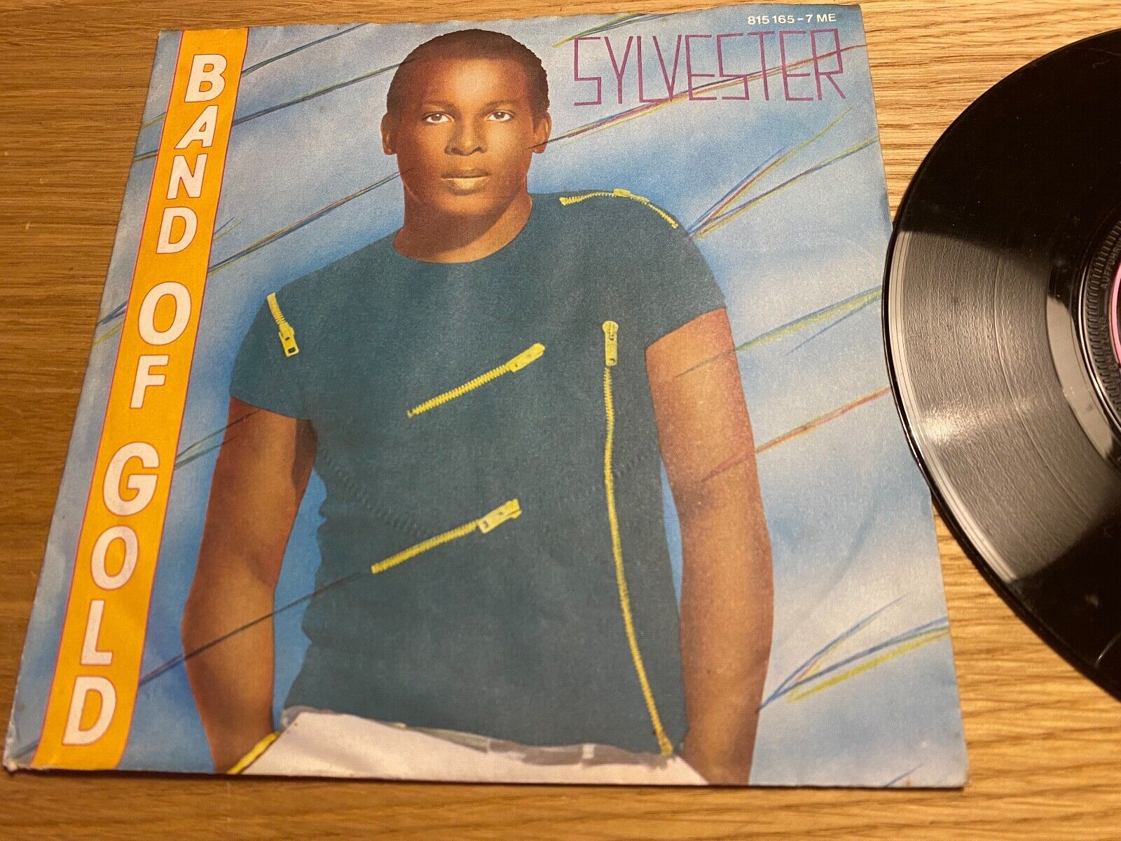 SYLVESTER "BAND OF GOLD" 1983 W GERMAN PRESSED SINGLE METRONOME RECORDS GEMA 7"