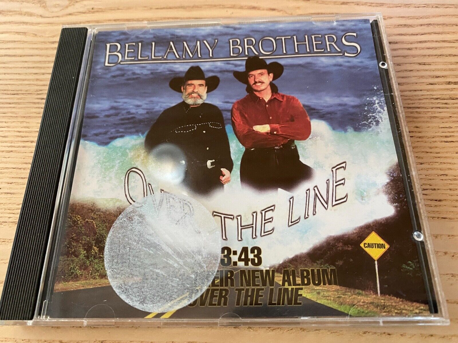 BELLAMI BROTHERS "OVER THE LINE" 1 TRACK US PROMOTIONAL CDSINGLE 1997 INTERSOUND