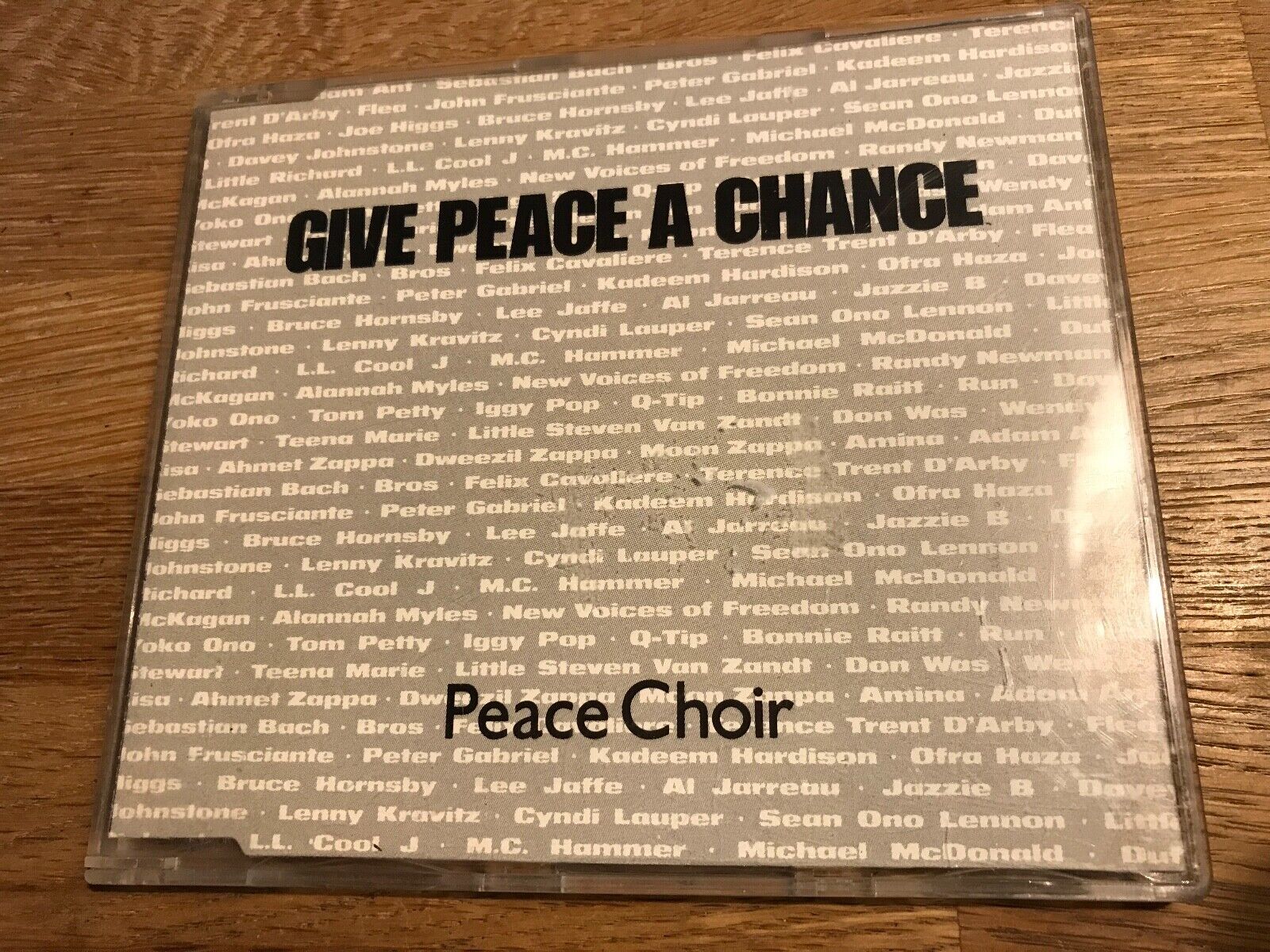 PEACE CHOIR "GIVE PEACE A CHANCE" OFRA HAZA PETER GABRIEL CYNDI LAUPER YOKO ONO*