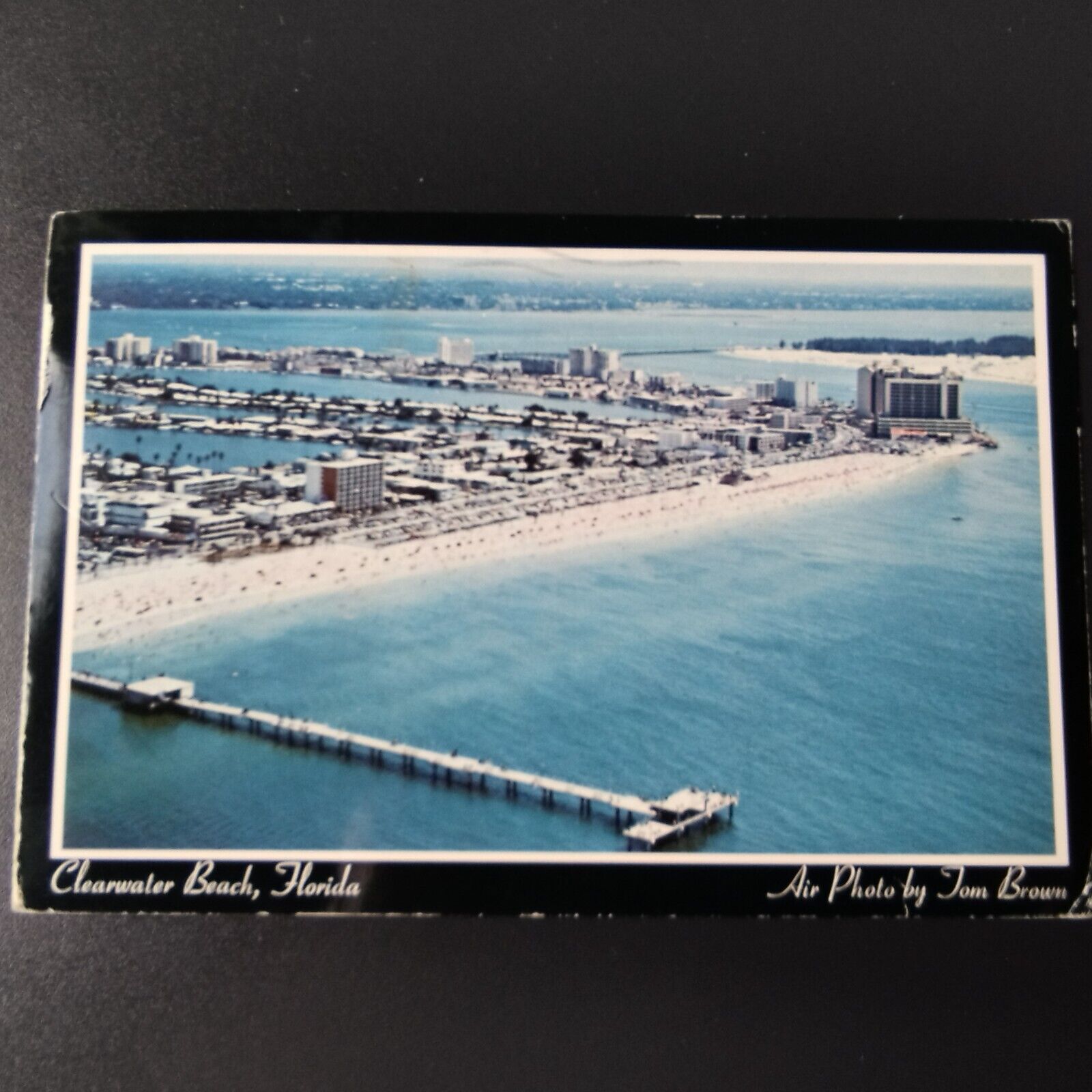 Florida Air photo of Clearwater Beach1985