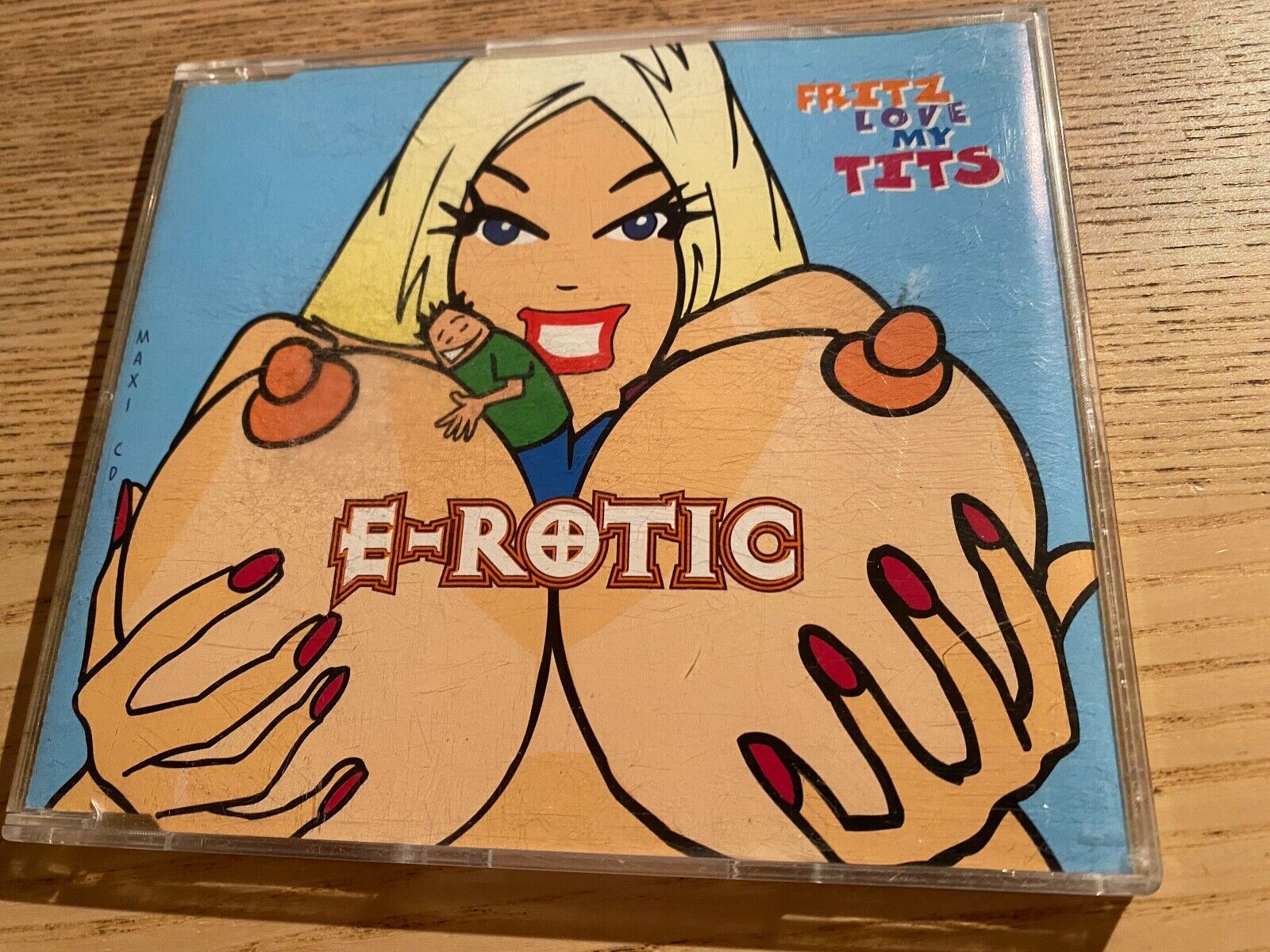 E-ROTIC "FRITZ LOVE MY TITS" 1996 CD SINGLE MINT 3 TRACK INTERCORD  BLOW UP OOP