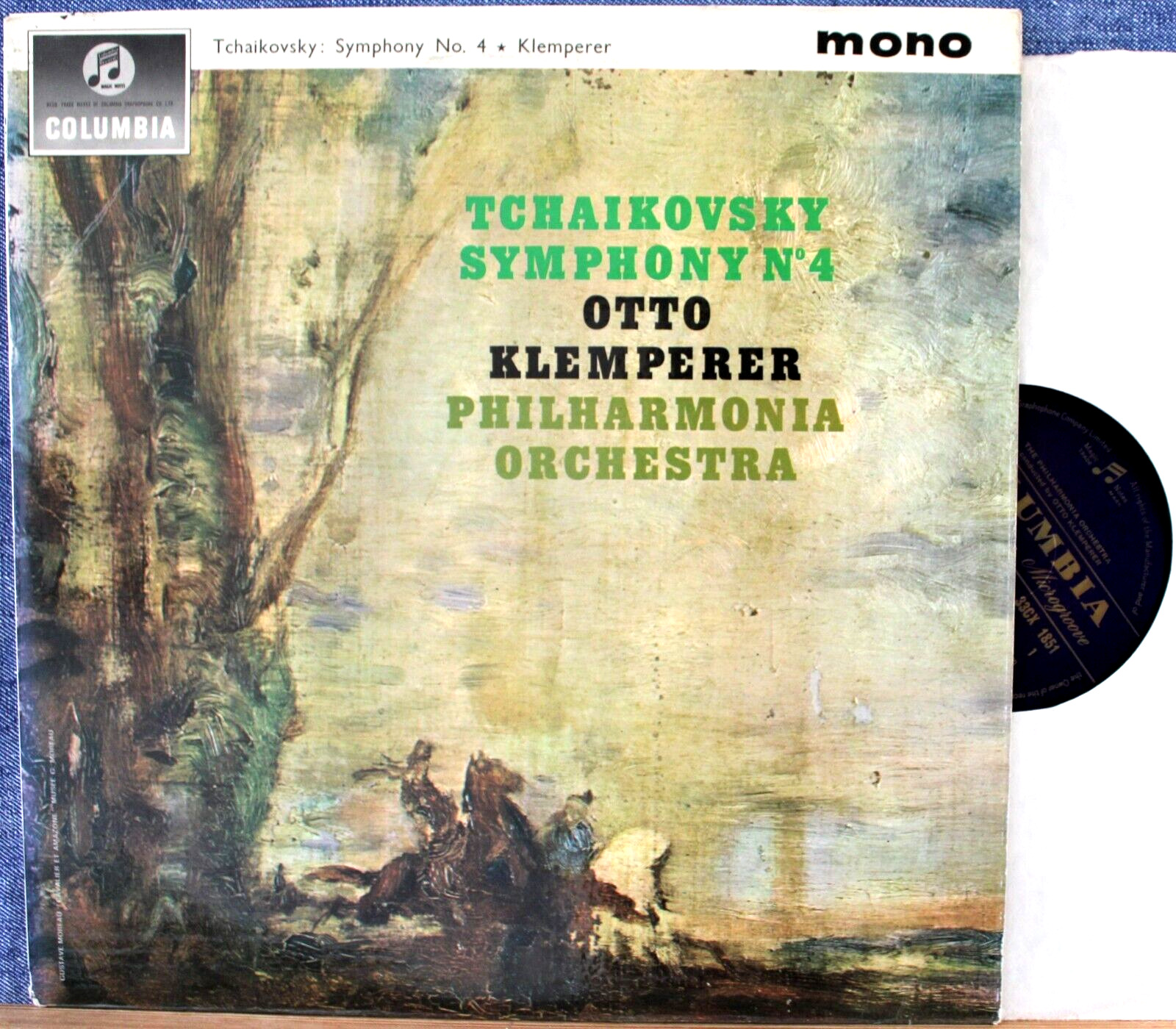 Klemperer Tchaikovsky (Symphony 4) Col 33CX 1851 NM