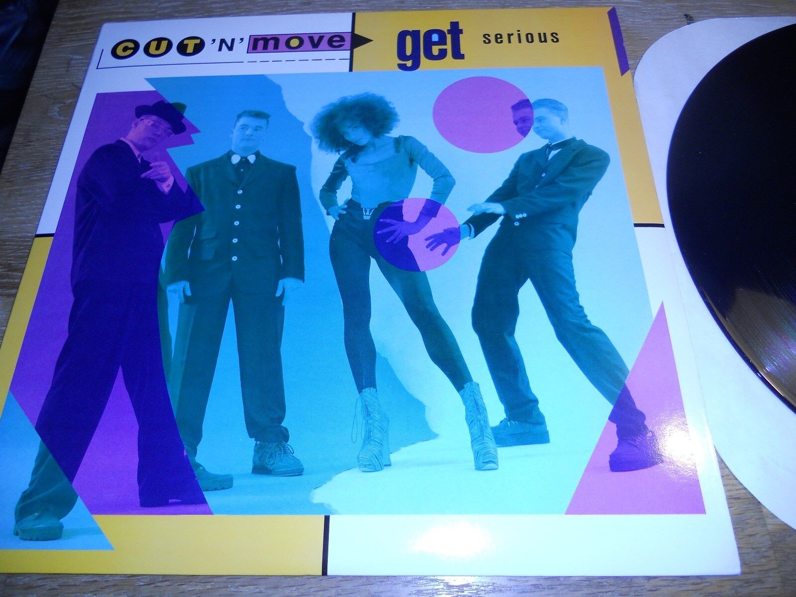 CUT´N´MOVE "GET SERIOUS" 1991 VINYL MAXI USED RARE OUT OF PRINT US PRESSED MAXI*