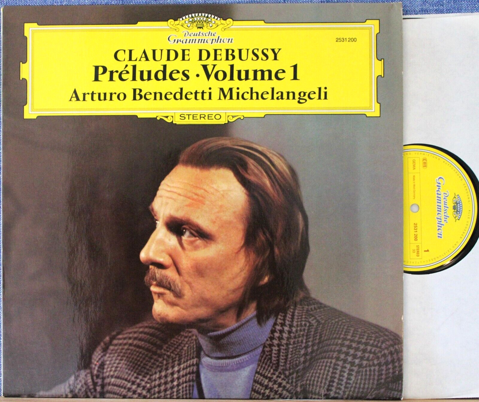 Michelangeli Debussy (Preludes volume 1) DGG 2530 200 NM