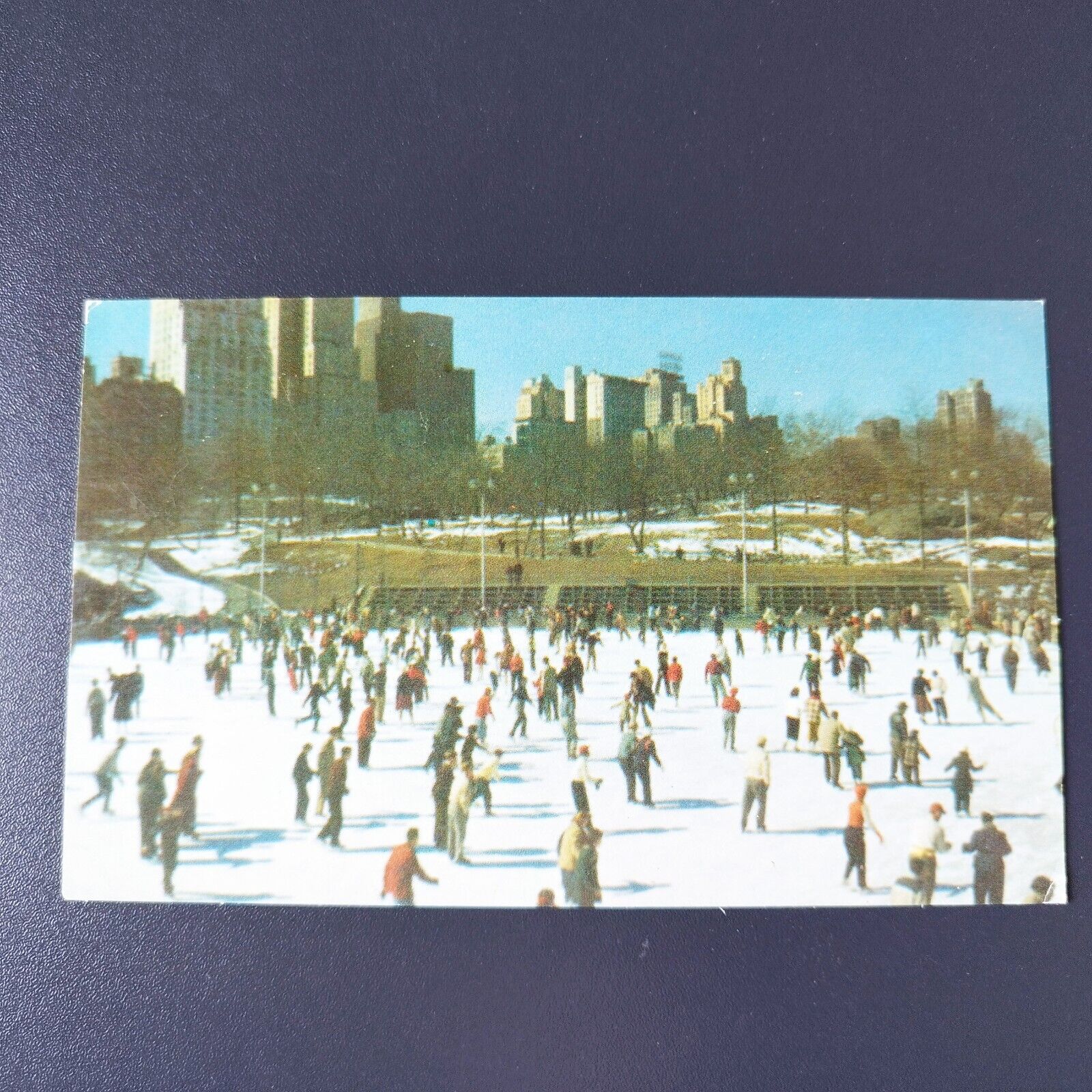 NY New York City Wollmann Memorial skating ring in Central Park