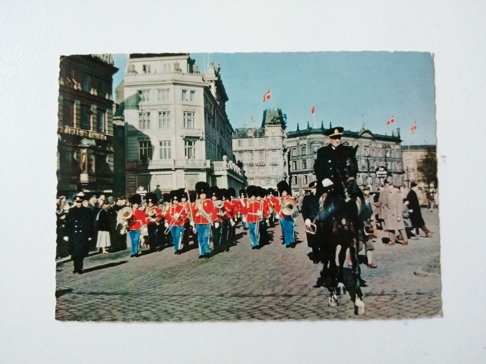 Vintage Danish postcardCopenhagenThe Royal Guard