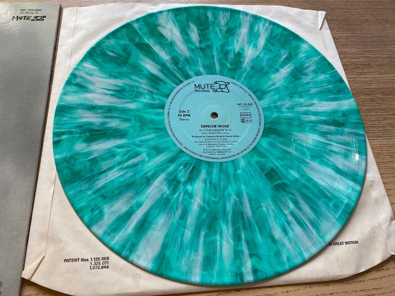 DEPECHE MODE "PEOPLE ARE PEOPLE" DIFFERENT MIX 1984 MUTE  INTERCORD GREEN WHITE