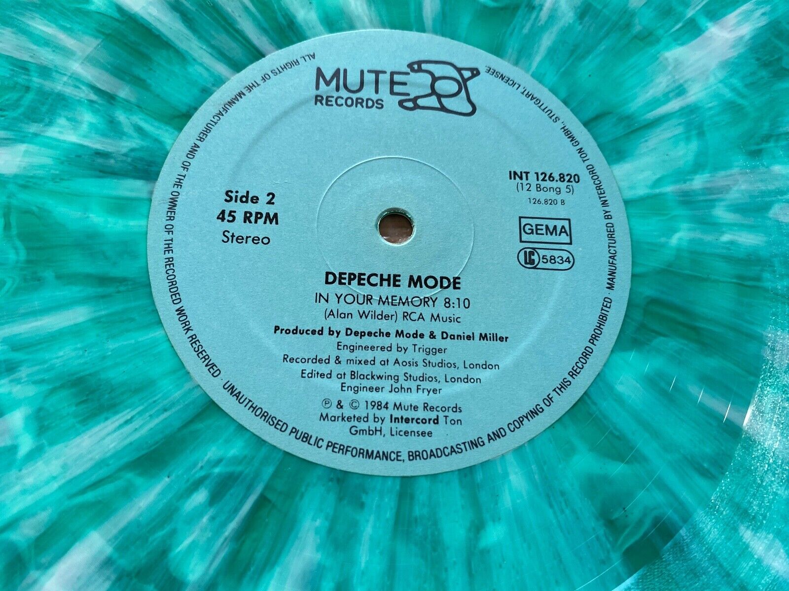 DEPECHE MODE "PEOPLE ARE PEOPLE" DIFFERENT MIX 1984 MUTE  INTERCORD GREEN WHITE