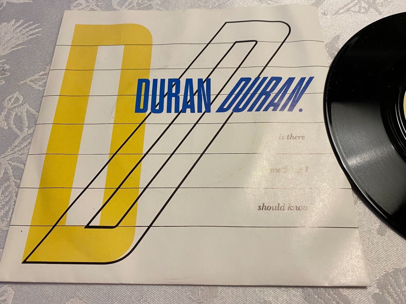 DURAN DURAN "IS THERE SOMETHING I SHOULD KNOW" 1983 EMI RECORDS 7" ST 45 GERMANY