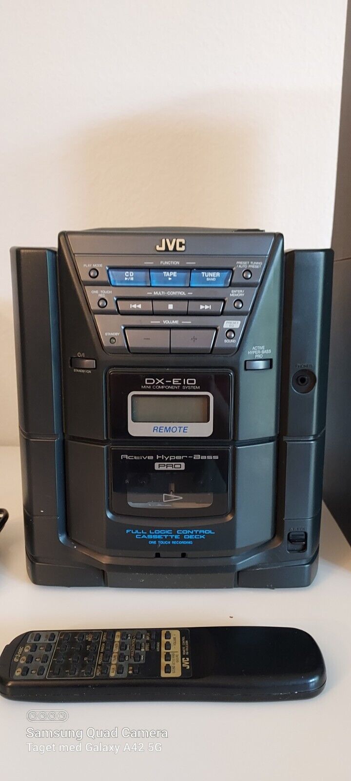 JVC DX-E10 CD/TUNER/CASSETTE HIFI STEREO AUDIO SYSTEM