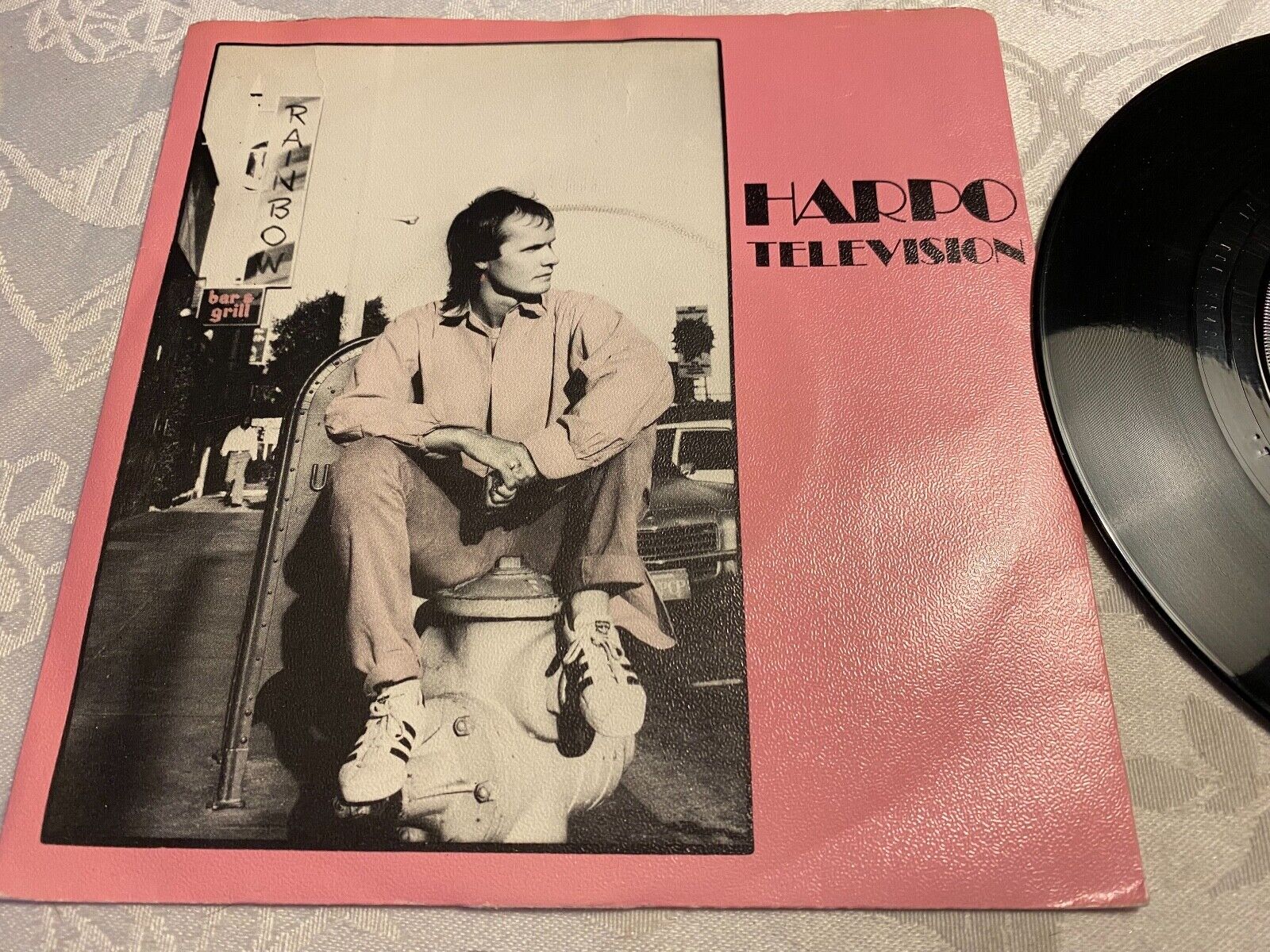 HARPO "TELEVISION / ANGEL" 1977 NCB EMI SVENSKA AB SWEDISH PRESSING 1 PRESS 7"*